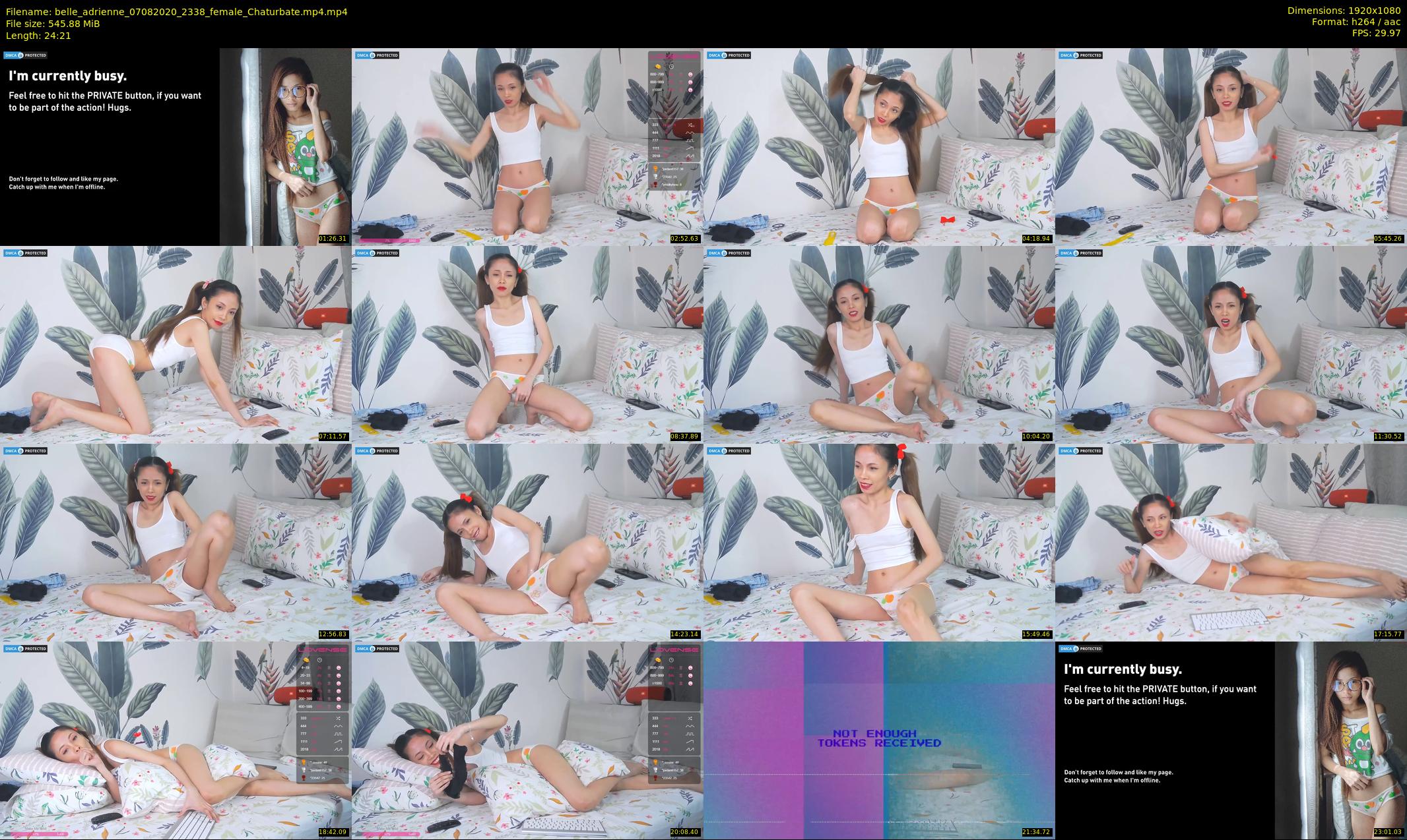 belle_adrienne — 25 minute Chaturbate couple cam show recording, 1080p, Aug 7, 2020