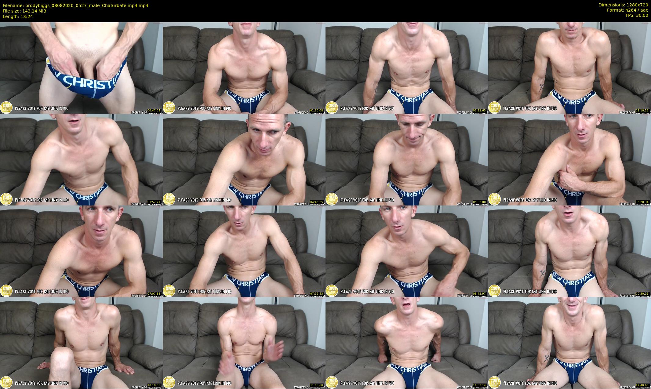 brodybiggs — 14 minute Chaturbate male cam show recording, 720p, Aug 8, 2020
