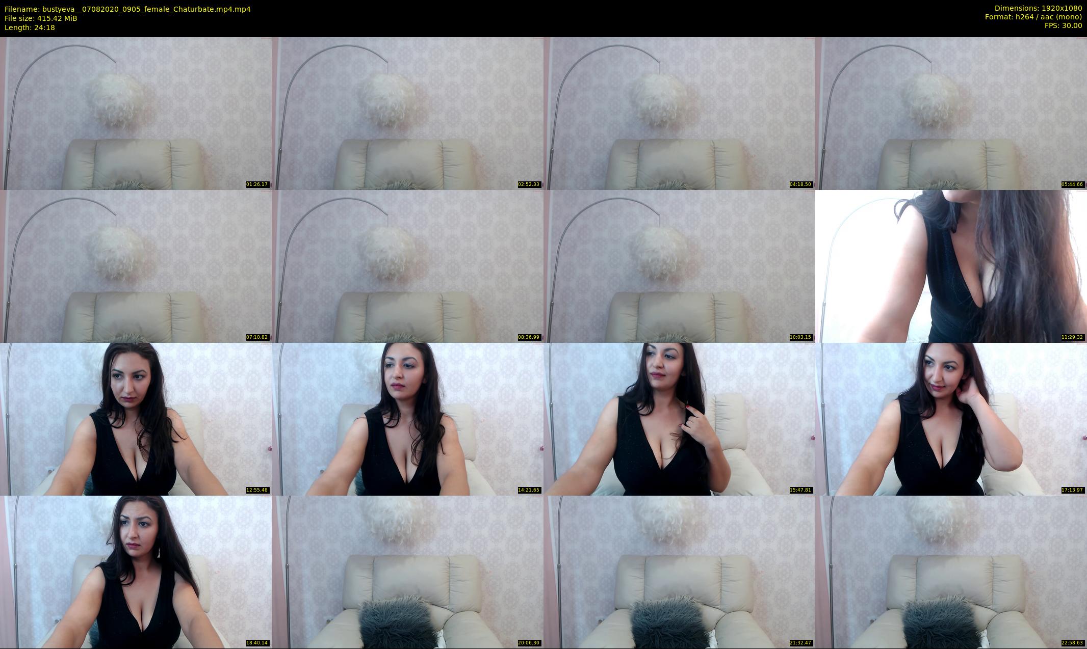 bustyeva_ — 25 minute Chaturbate female cam show recording, 1080p, Aug 7, 2020