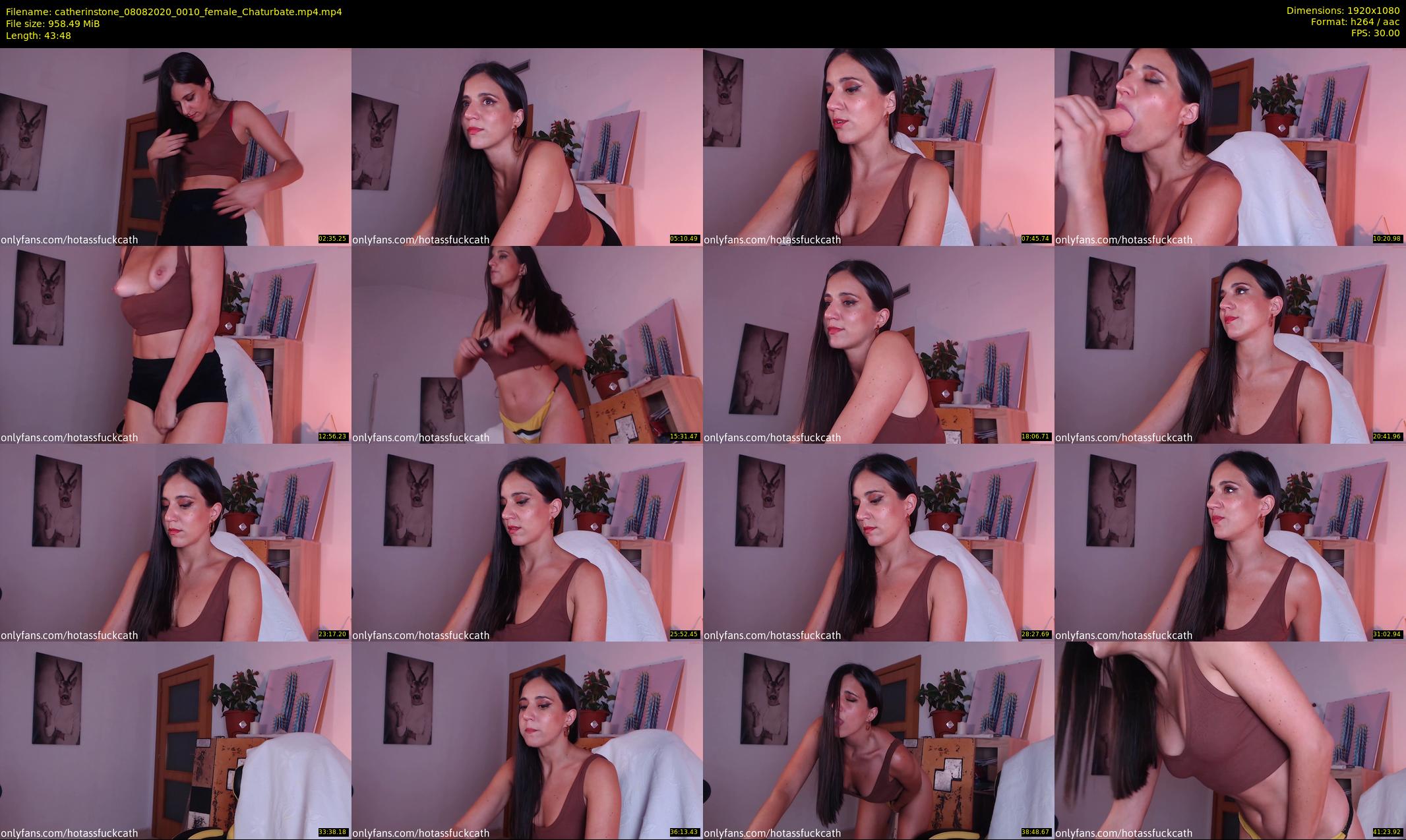 catherinstone — 44 minute Chaturbate female cam show recording, 1080p, Aug 8, 2020
