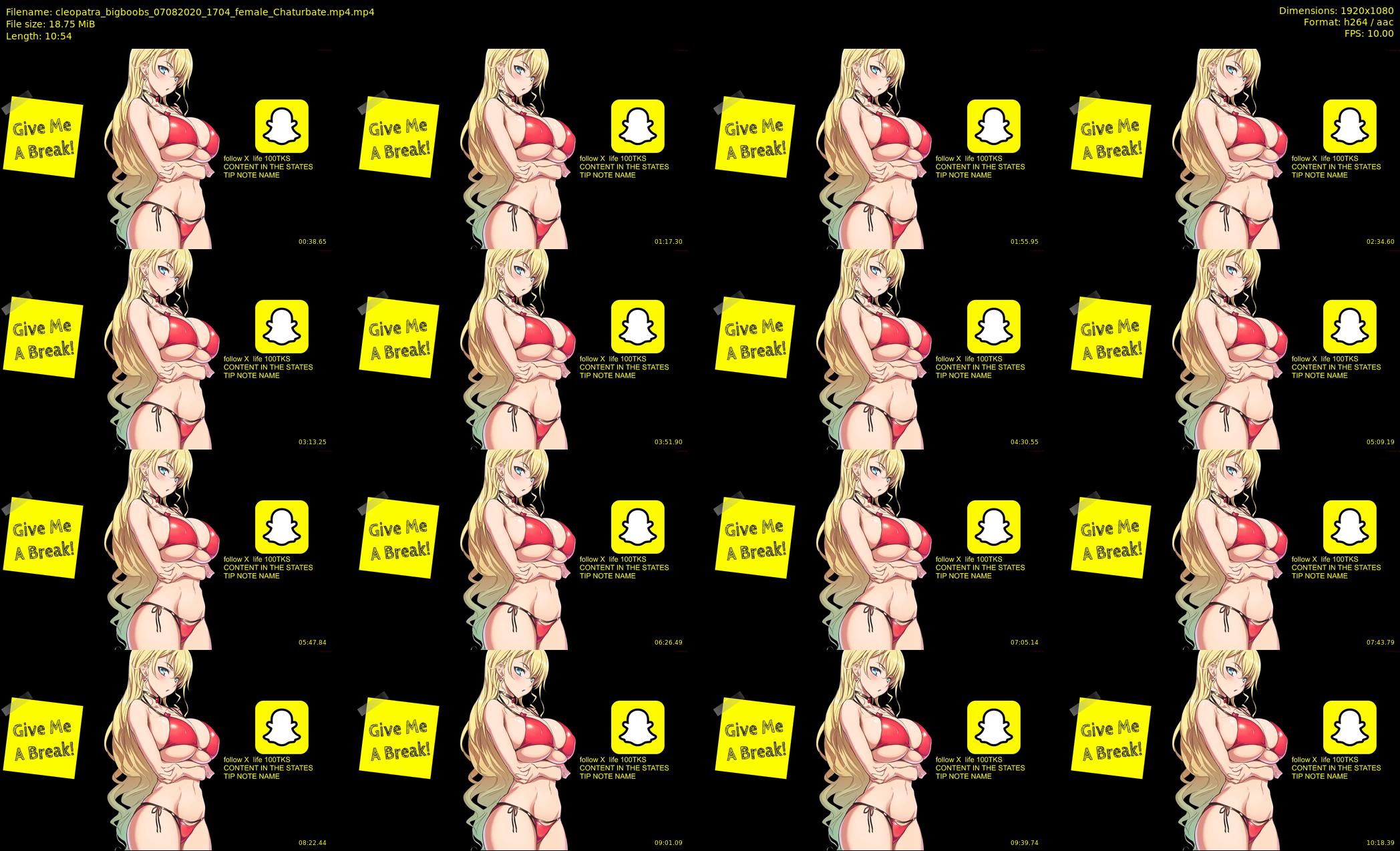 cleopatra_bigboobs — 11 minute Chaturbate female cam show recording, 1080p, Aug 7, 2020