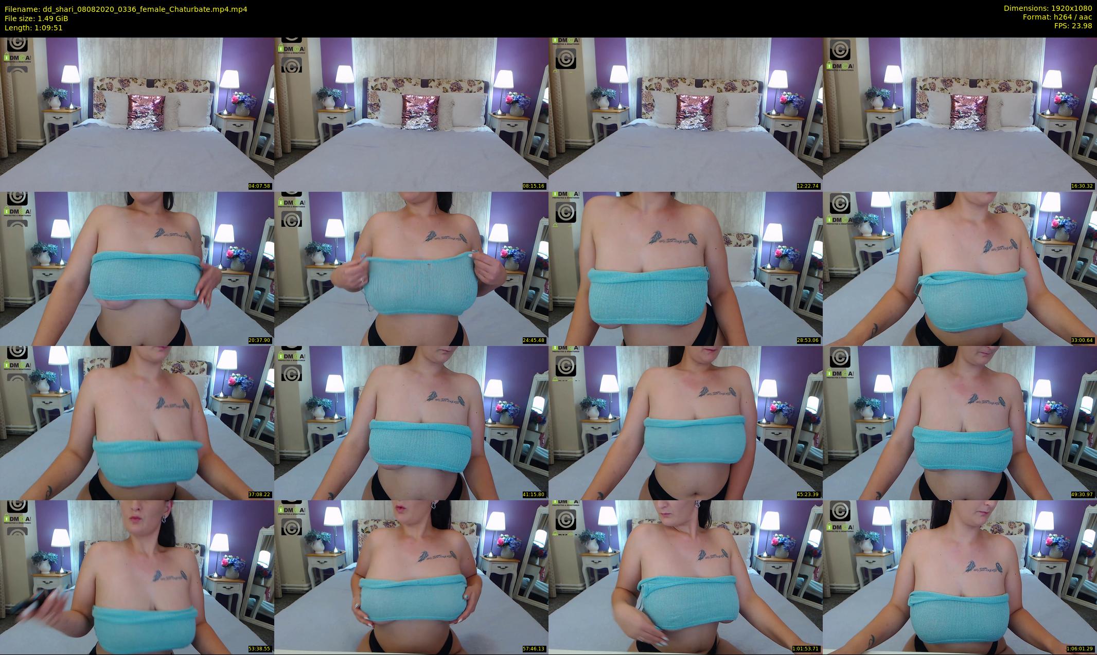 dd_shari — 70 minute Chaturbate female cam show recording, 1080p, Aug 8, 2020