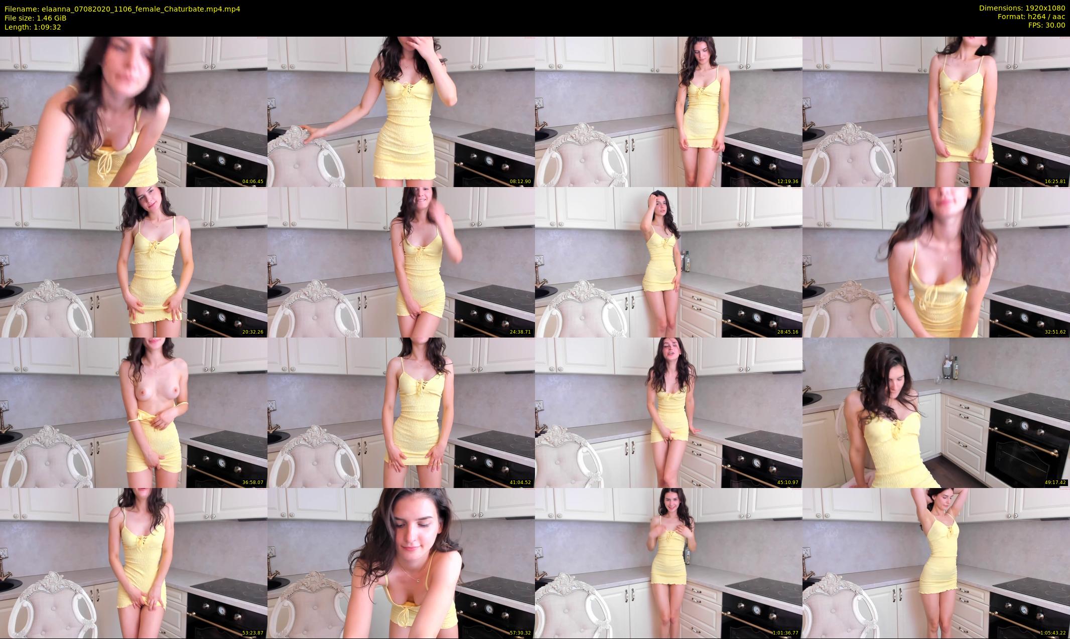 elaanna — 70 minute Chaturbate female cam show recording, 1080p, Aug 7, 2020