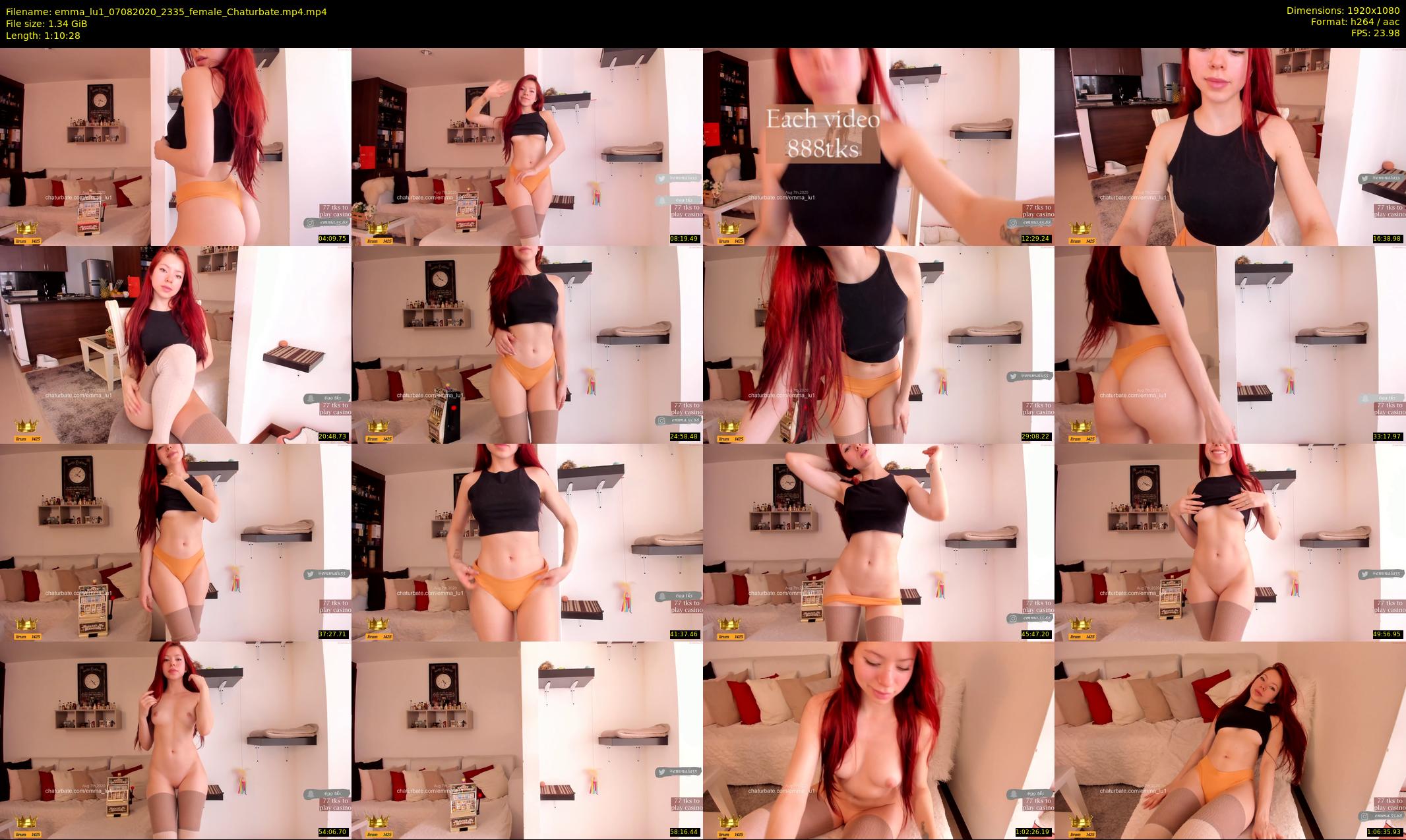 emma_lu1 — 71 minute Chaturbate female cam show recording, 1080p, Aug 7, 2020
