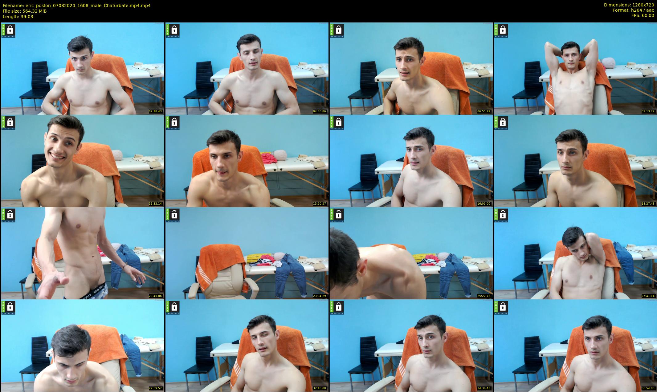 eric_poston — 40 minute Chaturbate male cam show recording, 720p, Aug 7, 2020