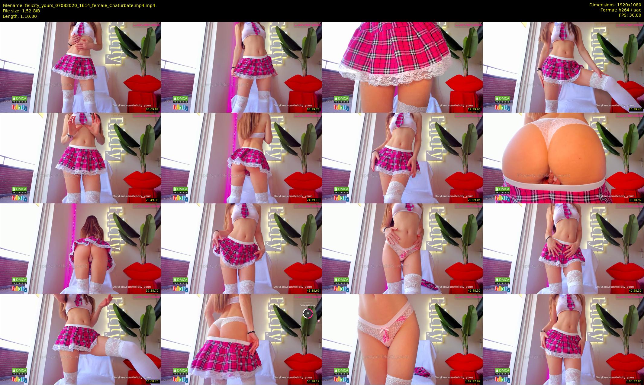 felicity_yours — 71 minute Chaturbate female cam show recording, 1080p, Aug 7, 2020