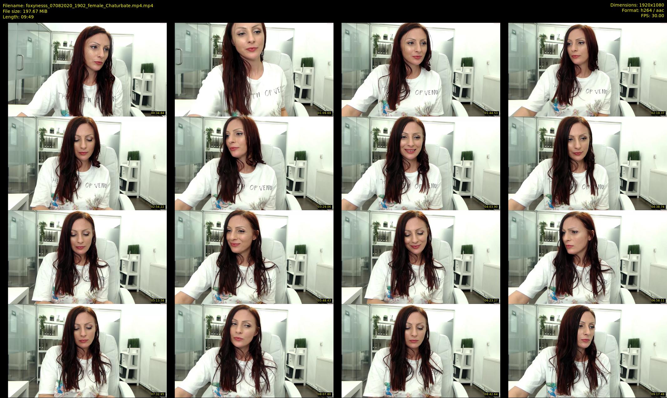 foxynesss — 10 minute Chaturbate female cam show recording, 1080p, Aug 7, 2020