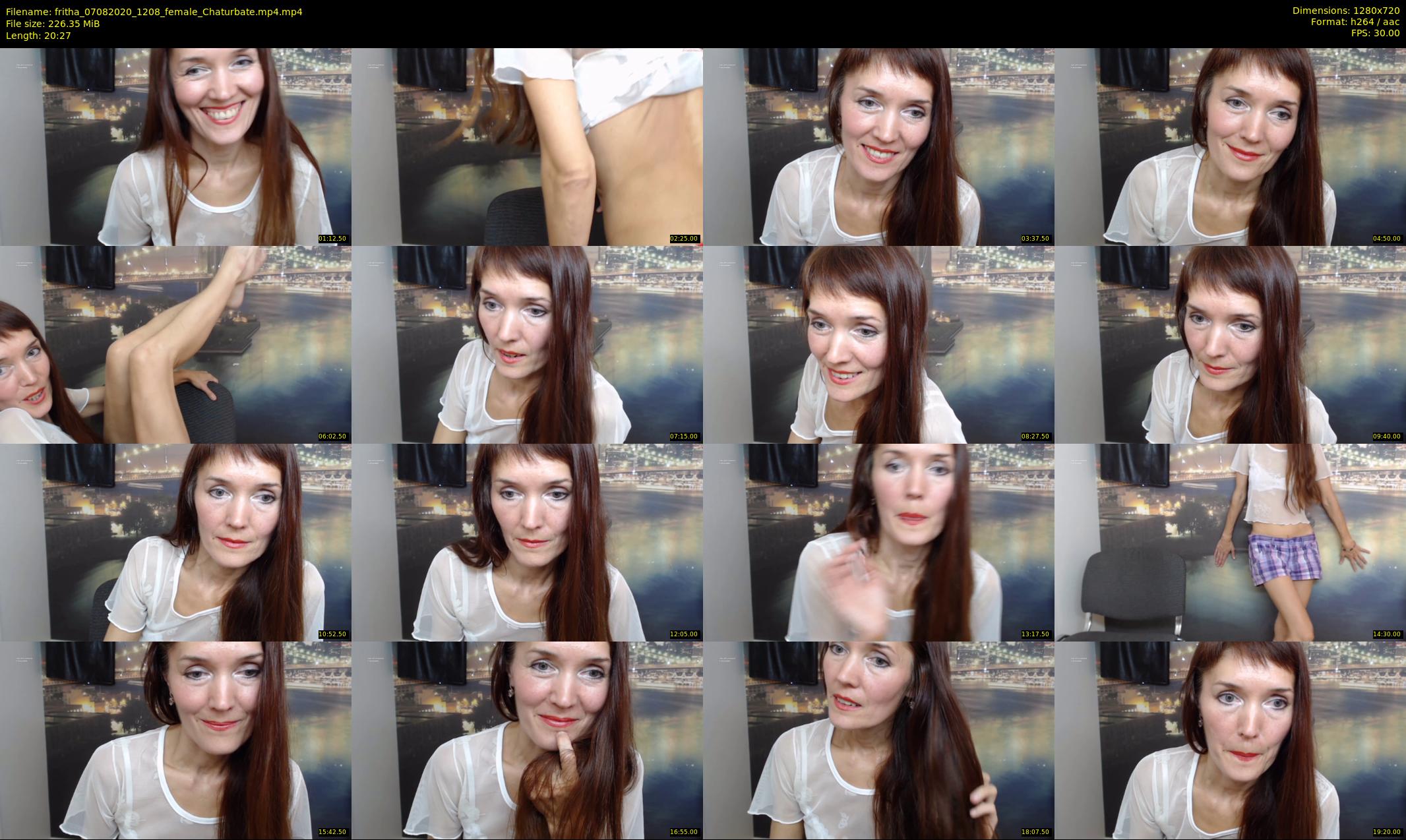 fritha — 21 minute Chaturbate female cam show recording, 720p, Aug 7, 2020