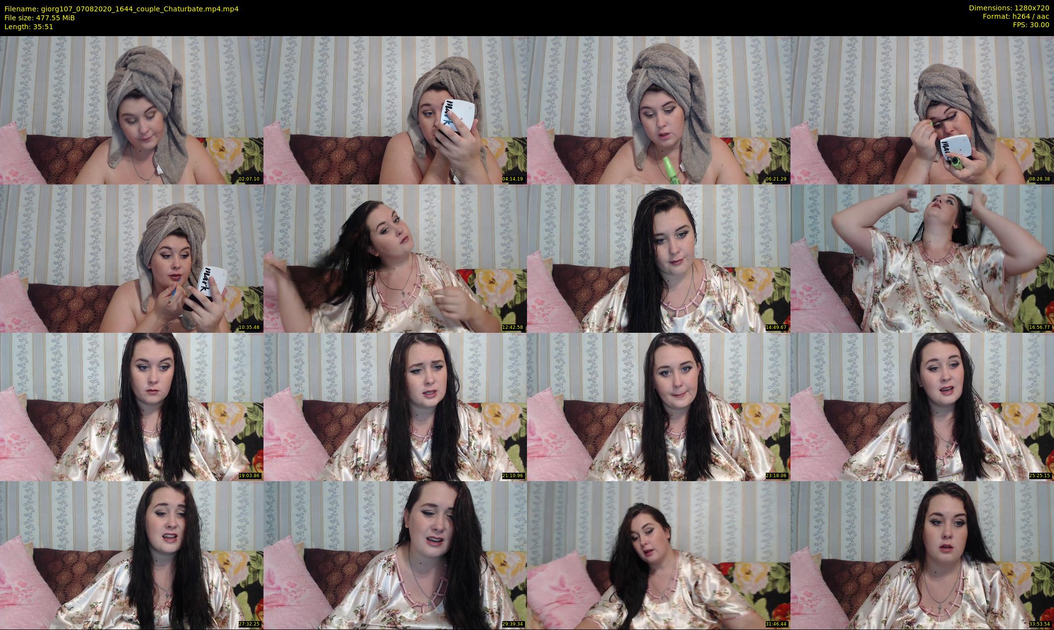 giorg107 — 36 minute Chaturbate couple cam show recording, 720p, Aug 7, 2020