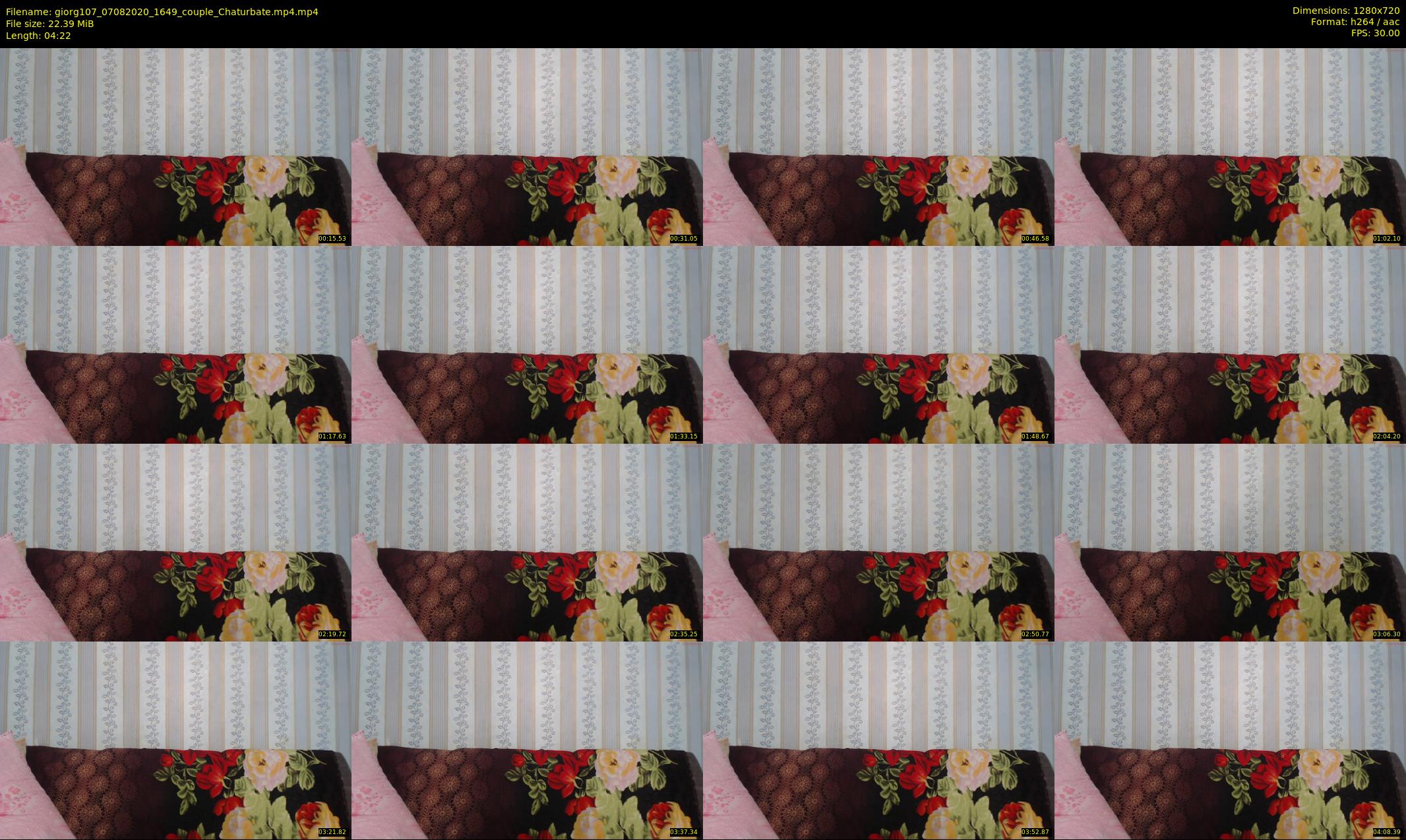 giorg107 — 5 minute Chaturbate couple cam show recording, 720p, Aug 7, 2020