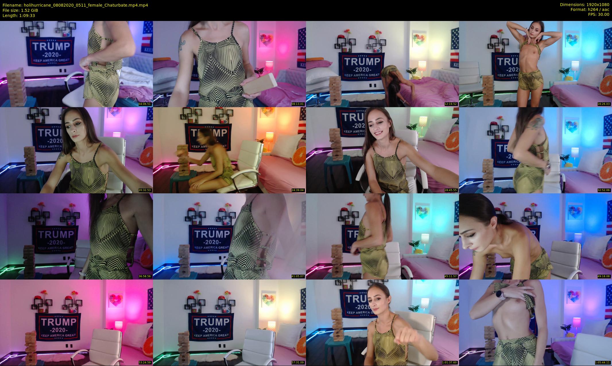 holihurricane — 70 minute Chaturbate female cam show recording, 1080p, Aug 8, 2020