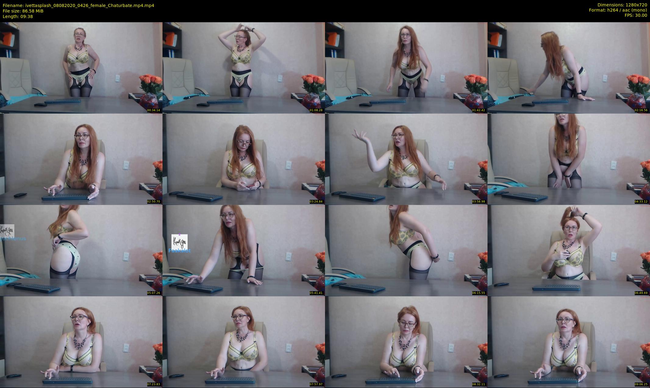 ivettasplash — 10 minute Chaturbate female cam show recording, 720p, Aug 8, 2020