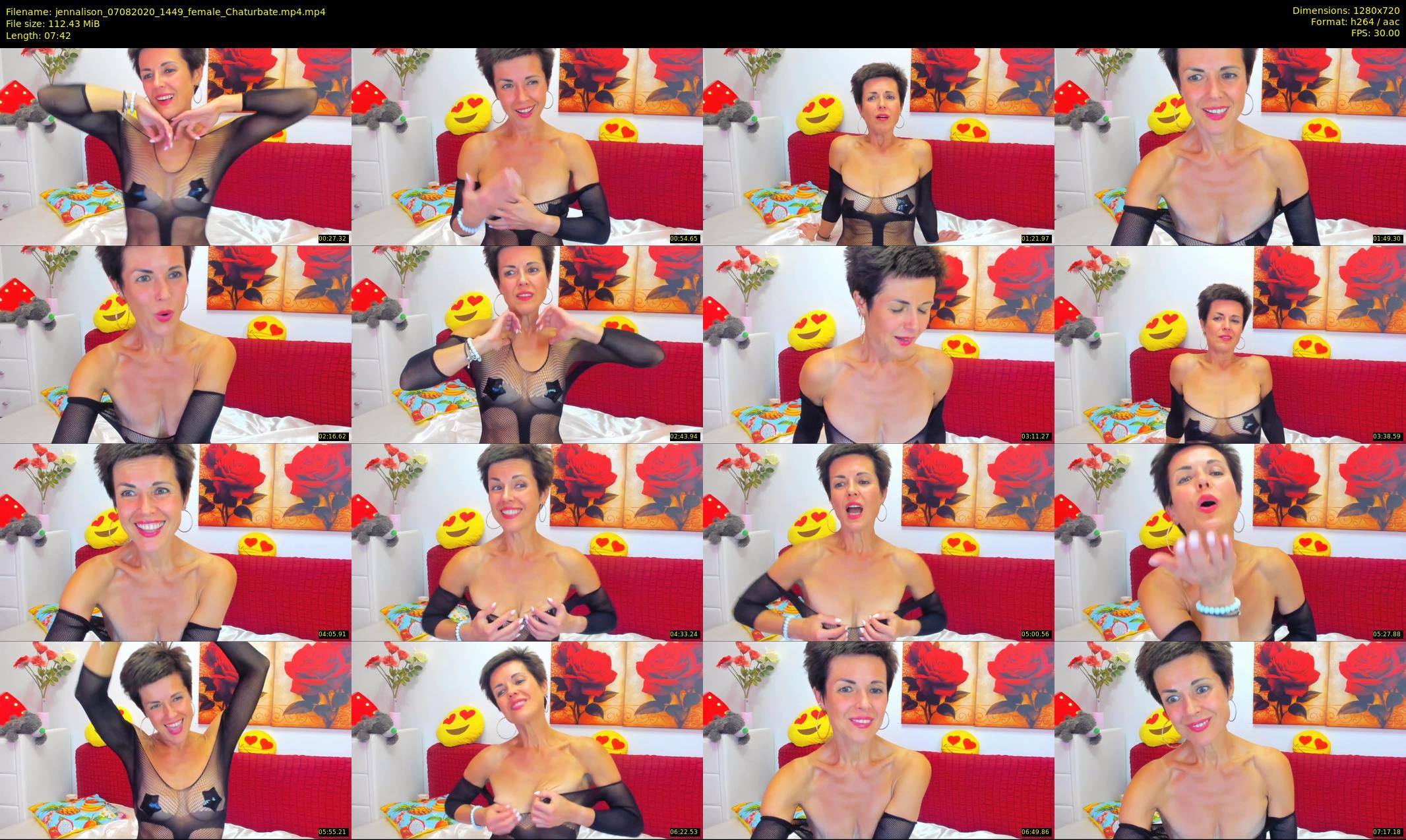 jennalison — 8 minute Chaturbate female cam show recording, 720p, Aug 7, 2020