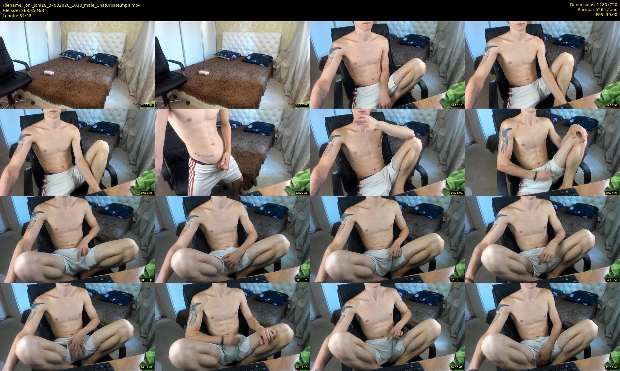 joni_joni18 — 35 minute Chaturbate male cam show recording, 720p, Aug 7, 2020