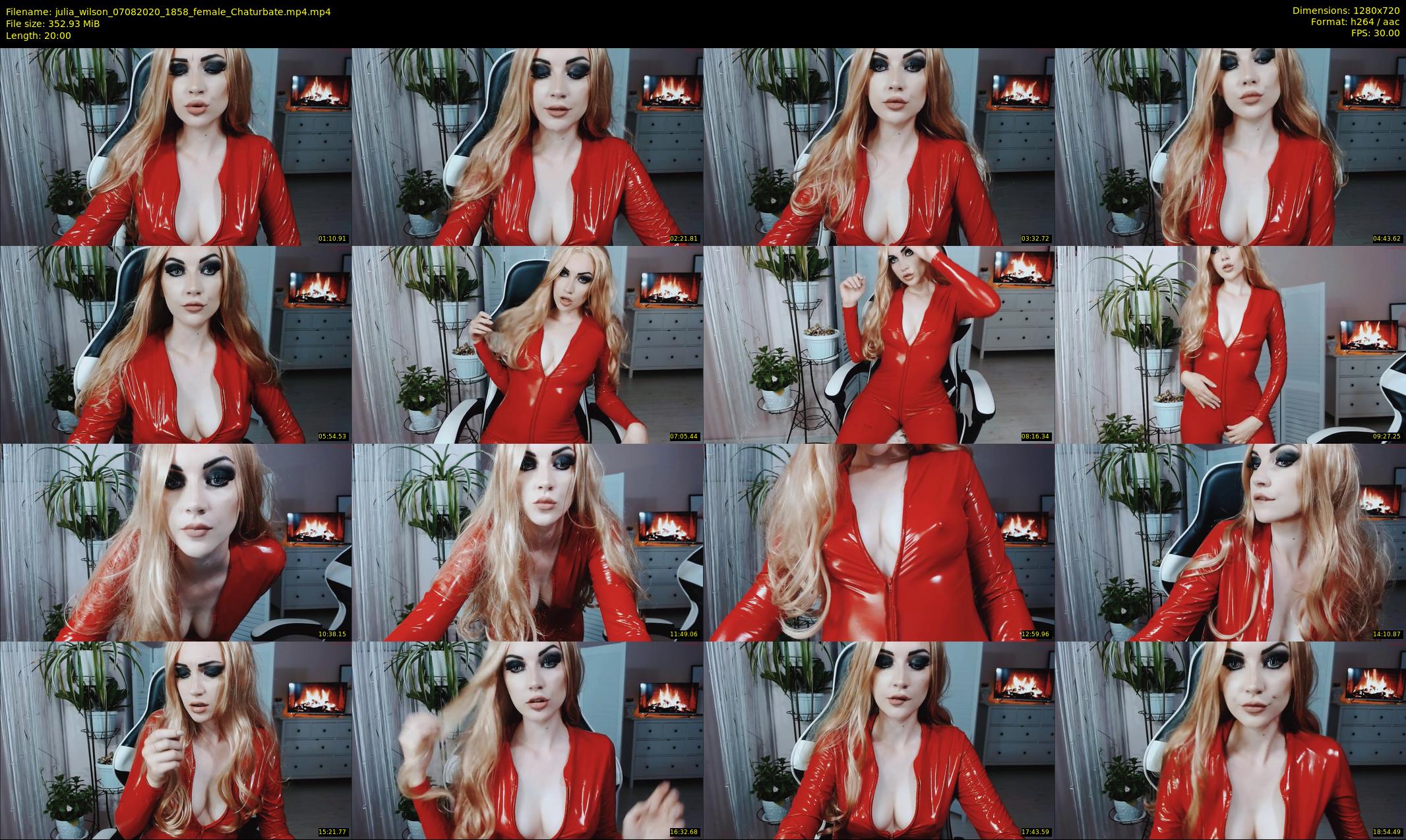 julia_wilson — 20 minute Chaturbate female cam show recording, 720p, Aug 7, 2020
