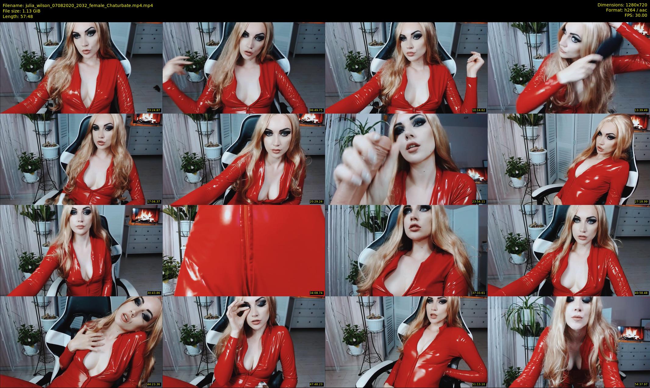 julia_wilson — 58 minute Chaturbate female cam show recording, 720p, Aug 7, 2020