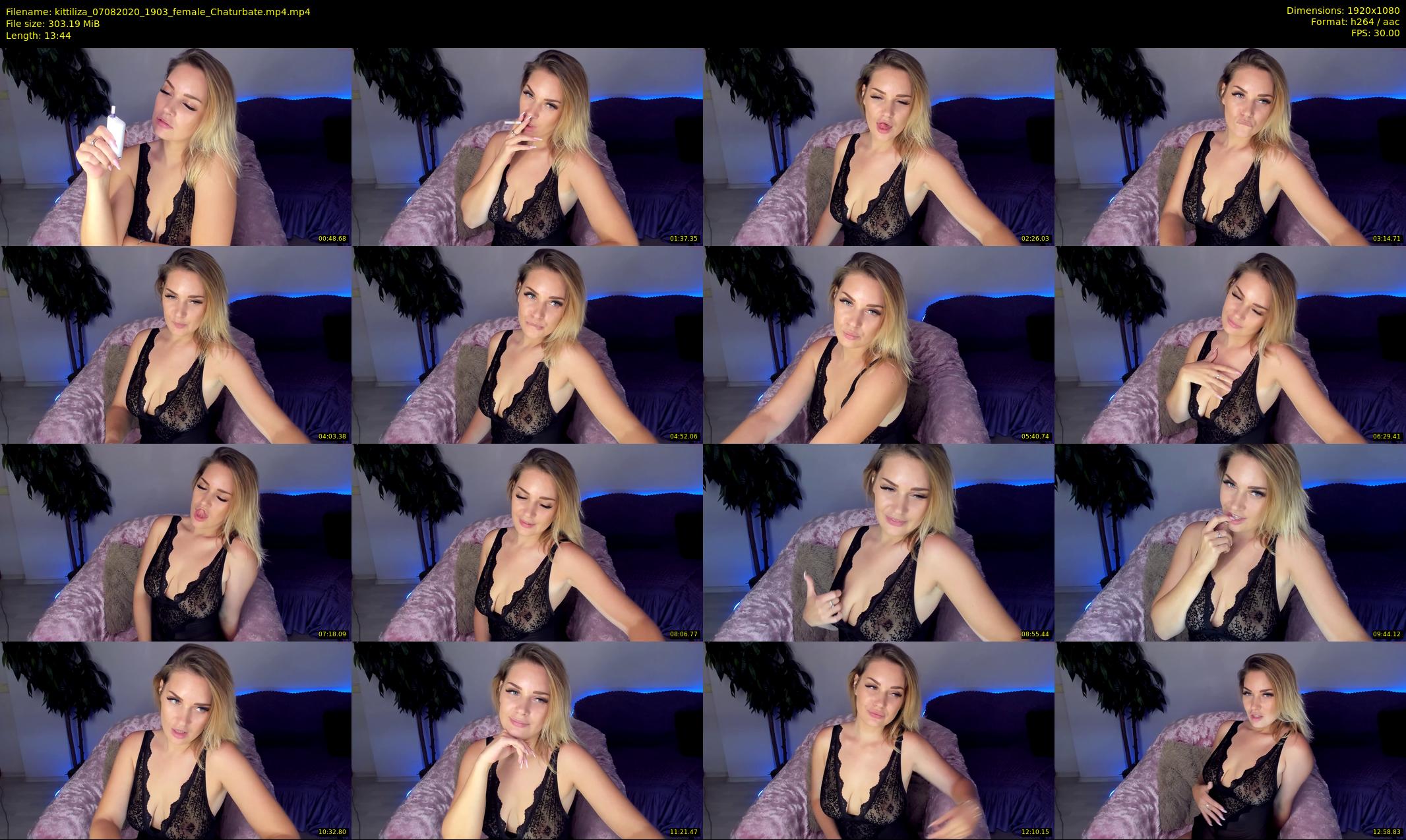 kittiliza — 14 minute Chaturbate female cam show recording, 1080p, Aug 7, 2020