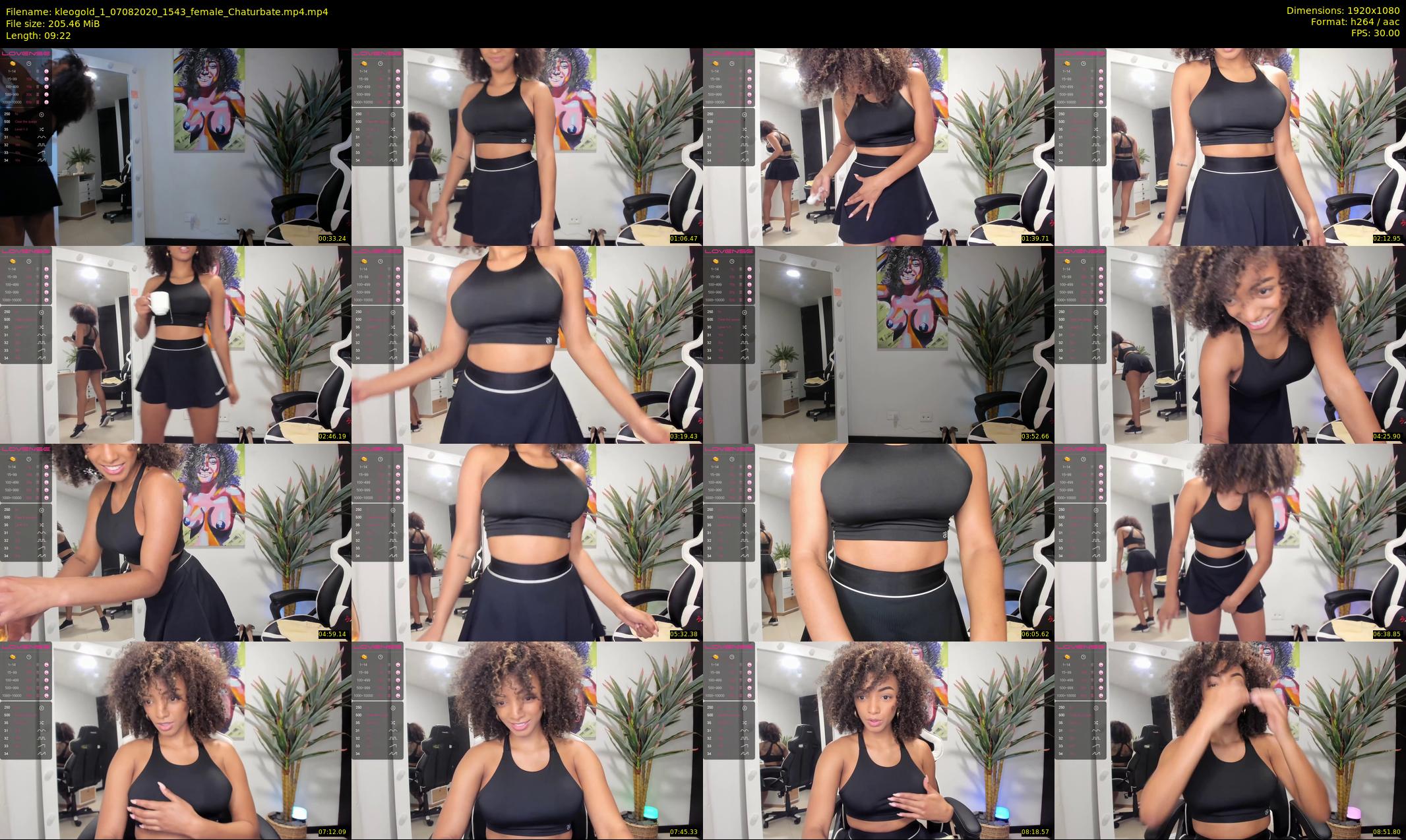 kleogold_1 — 10 minute Chaturbate female cam show recording, 1080p, Aug 7, 2020