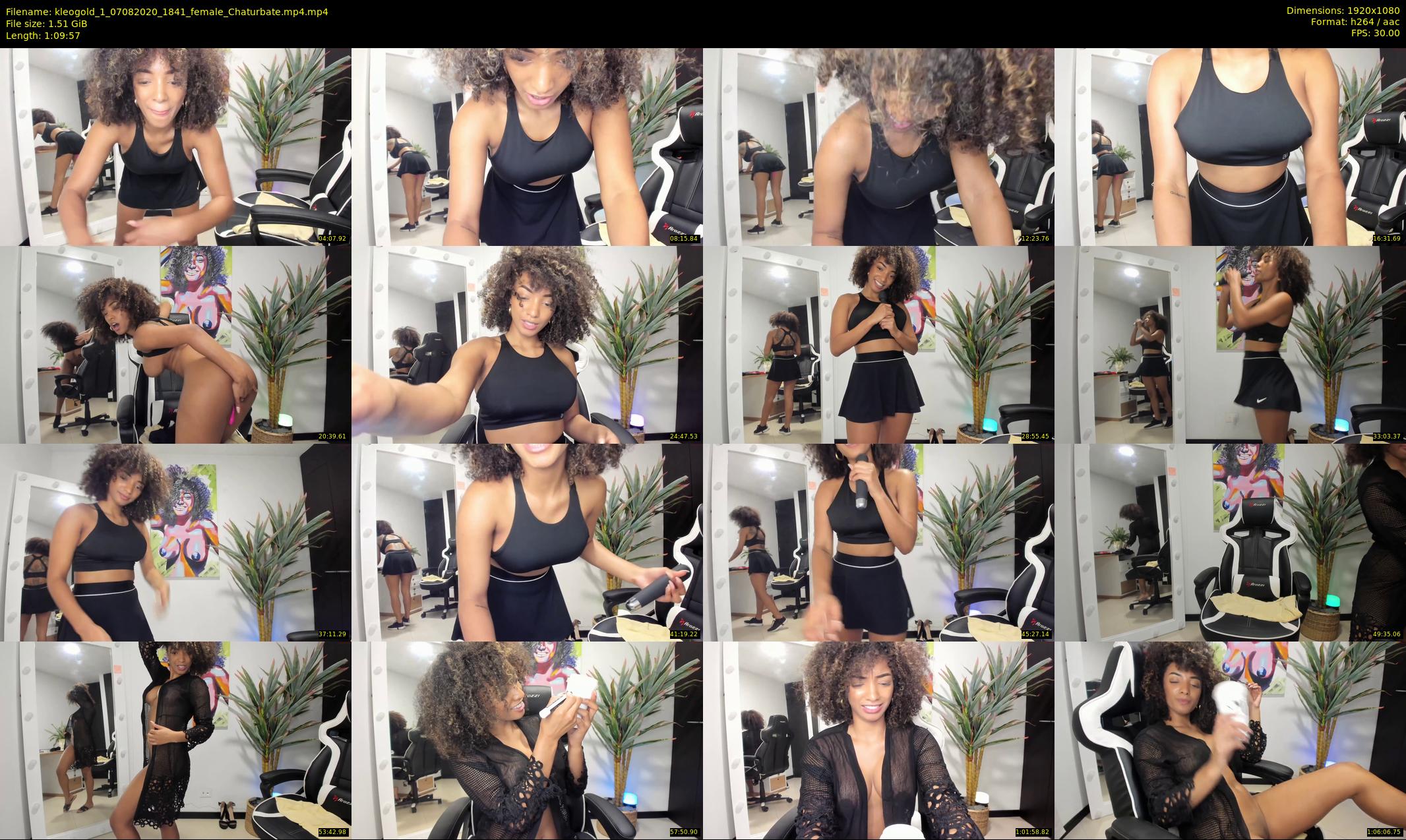 kleogold_1 — 70 minute Chaturbate female cam show recording, 1080p, Aug 7, 2020