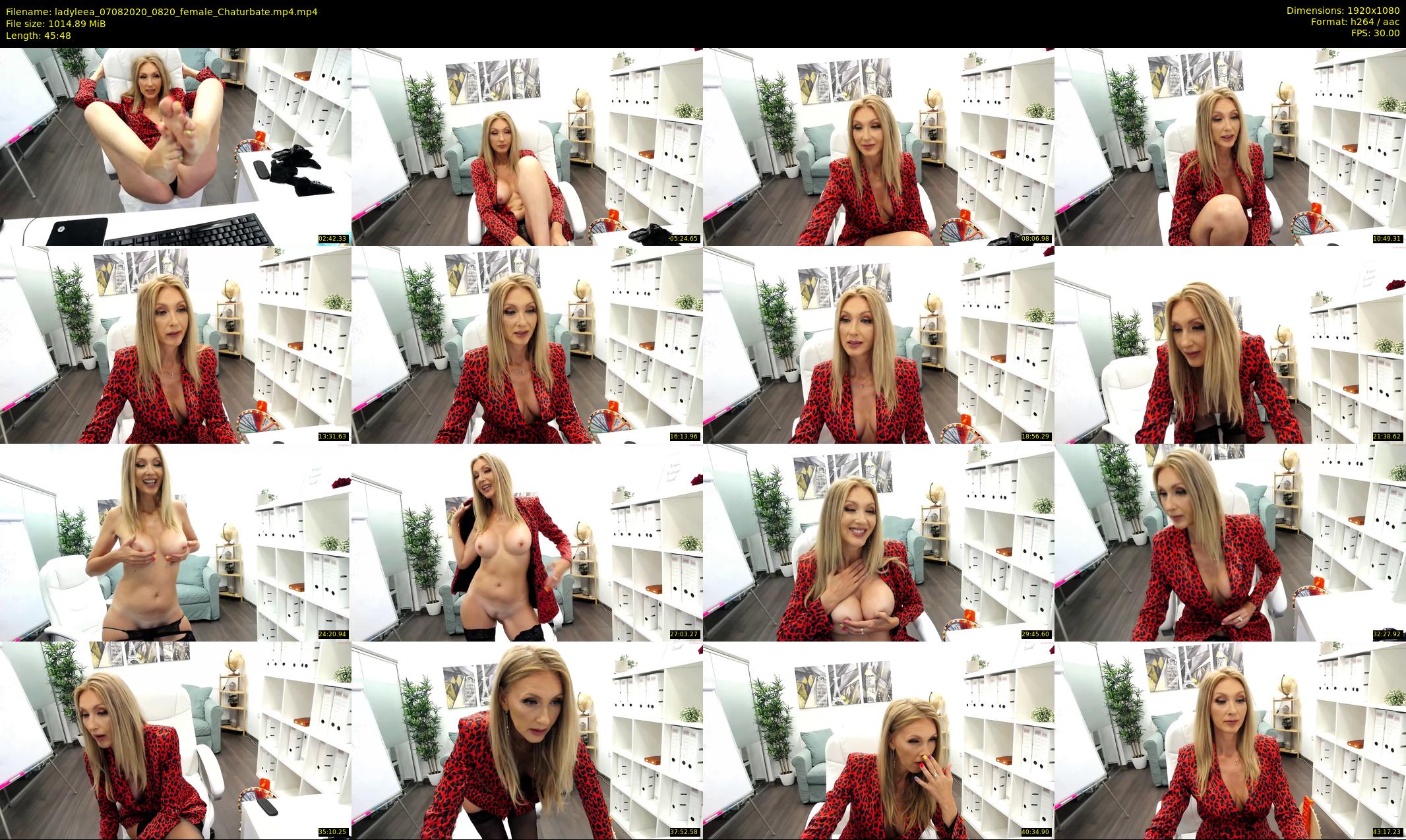 ladyleea — 46 minute Chaturbate female cam show recording, 1080p, Aug 7, 2020