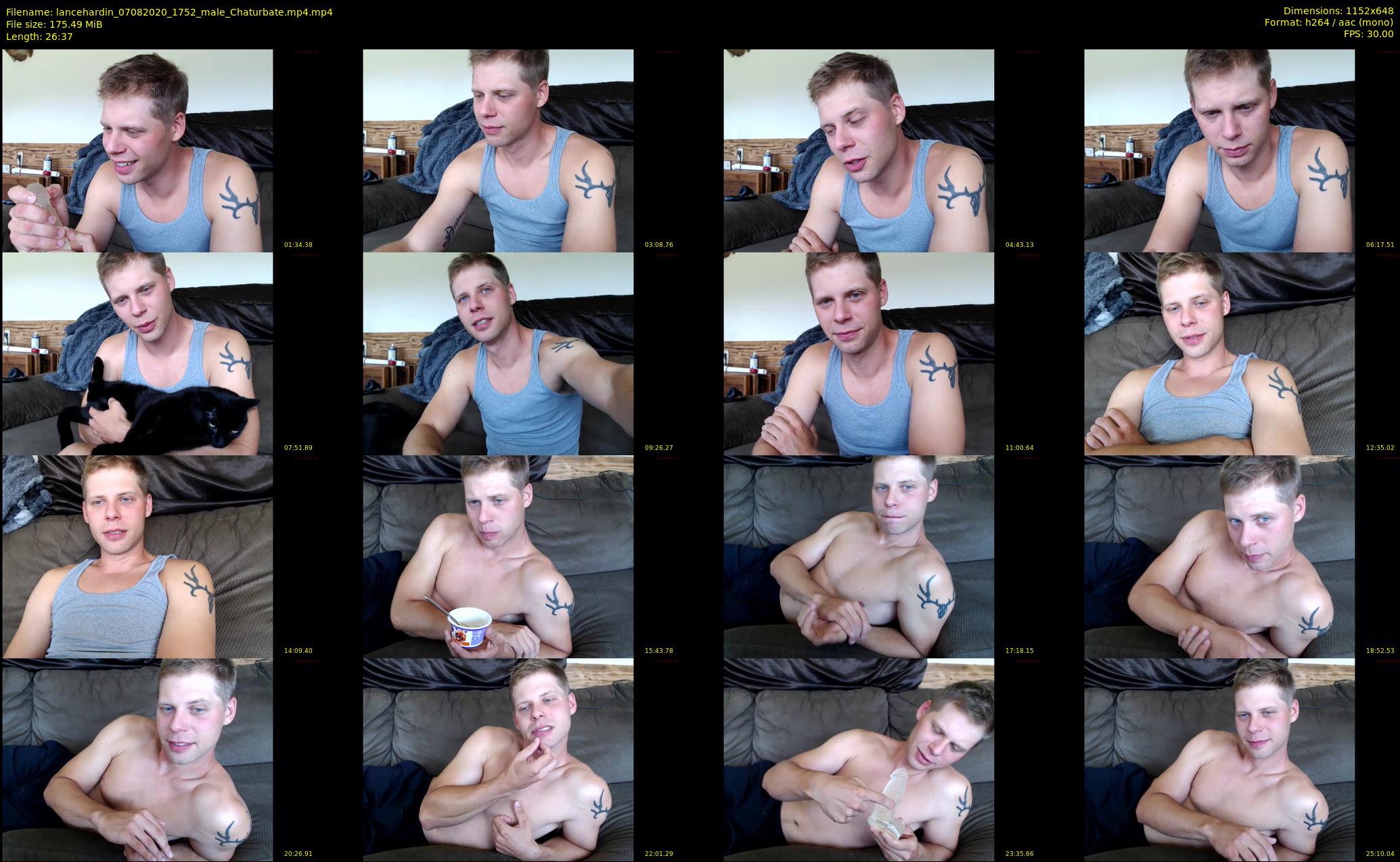 lancehardin — 27 minute Chaturbate male cam show recording, 480p, Aug 7, 2020