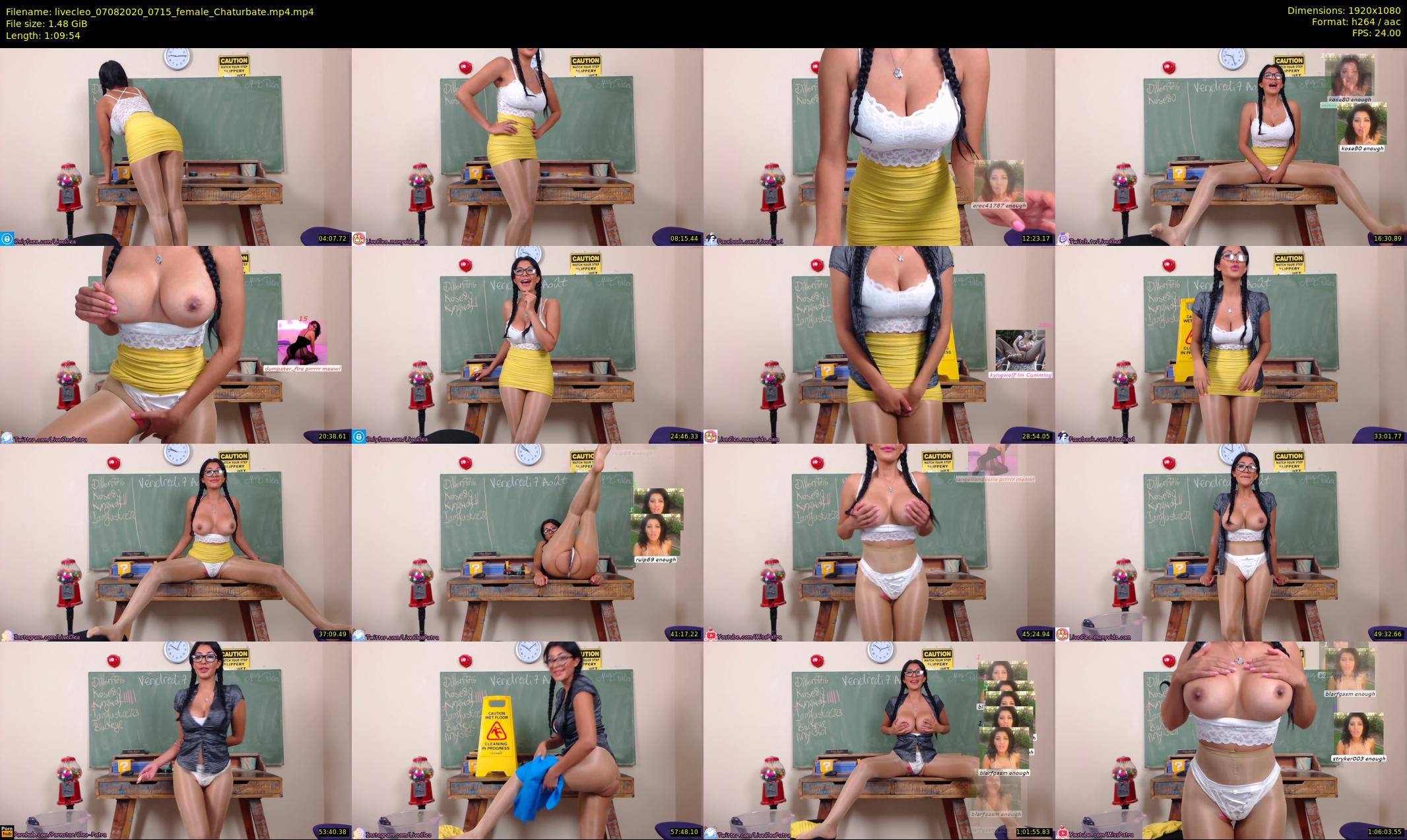 livecleo — 70 minute Chaturbate female cam show recording, 1080p, Aug 7, 2020