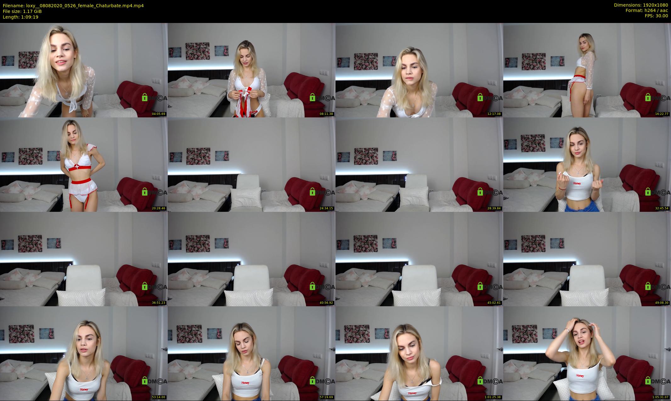 loxy_ — 70 minute Chaturbate female cam show recording, 1080p, Aug 8, 2020