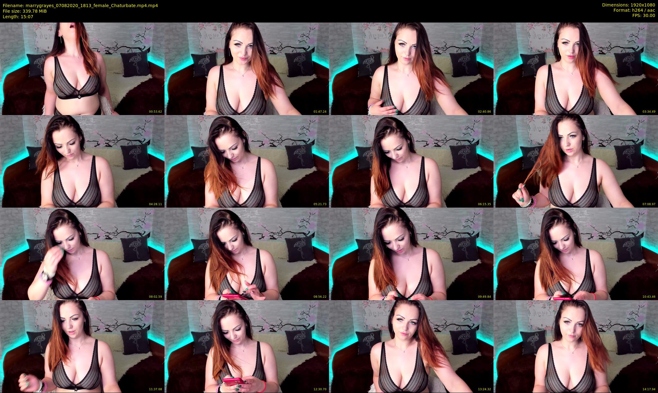marrygrayes — 16 minute Chaturbate female cam show recording, 1080p, Aug 7, 2020