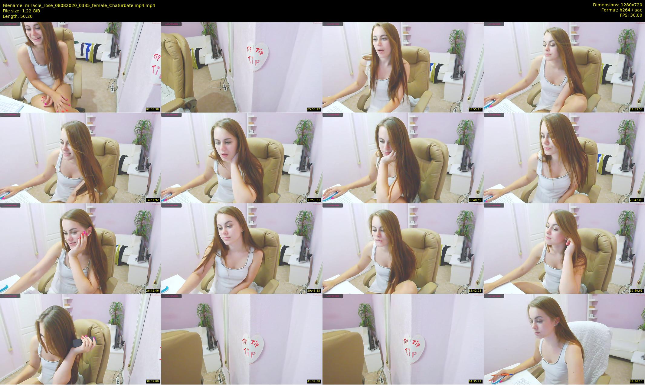 miracle_rose — 51 minute Chaturbate female cam show recording, 720p, Aug 8, 2020