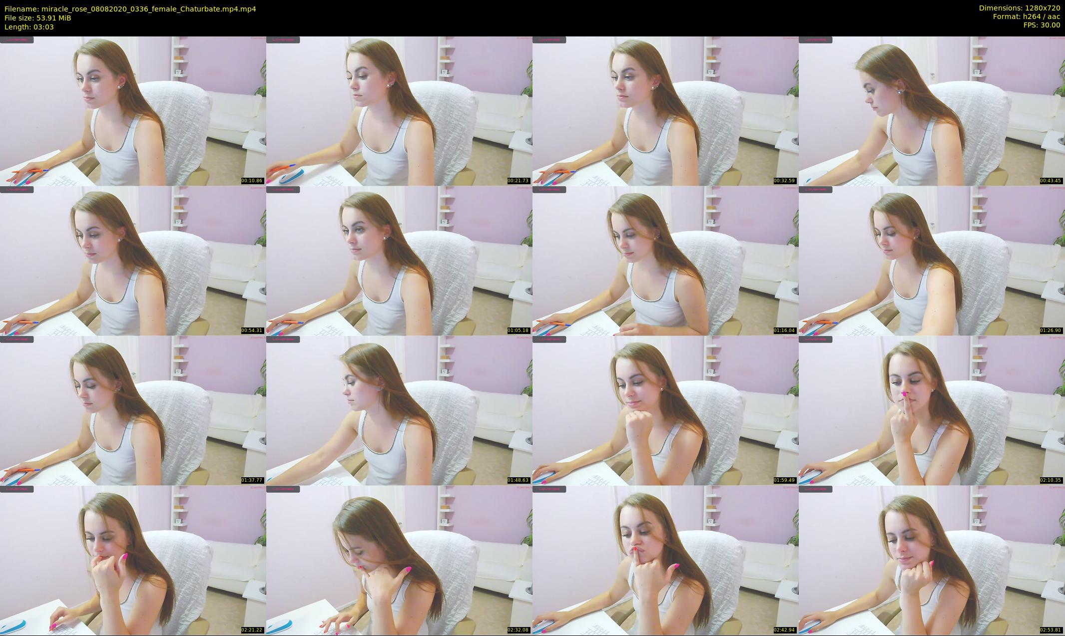 miracle_rose — 4 minute Chaturbate female cam show recording, 720p, Aug 8, 2020