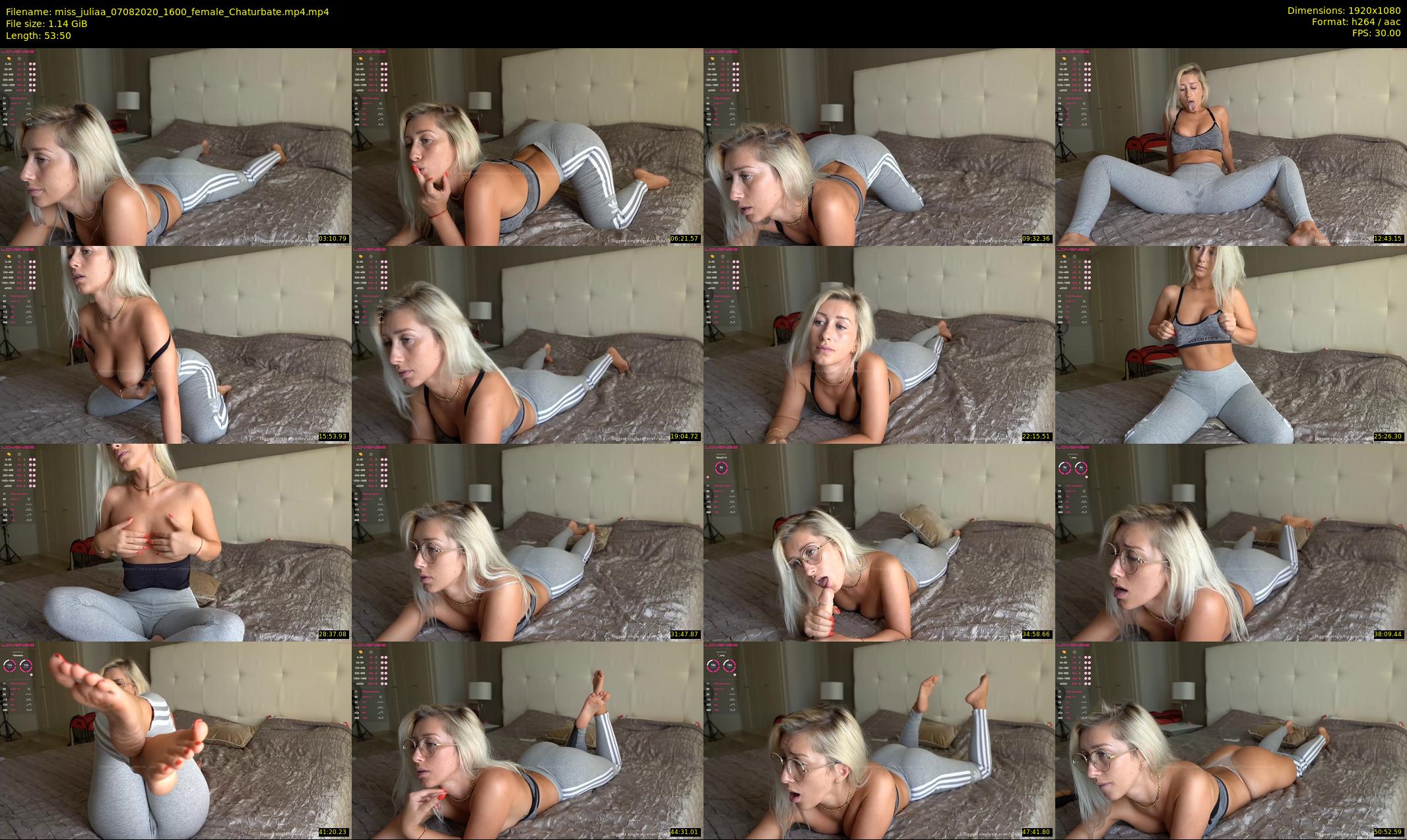 miss_juliaa — 54 minute Chaturbate female cam show recording, 1080p, Aug 7, 2020