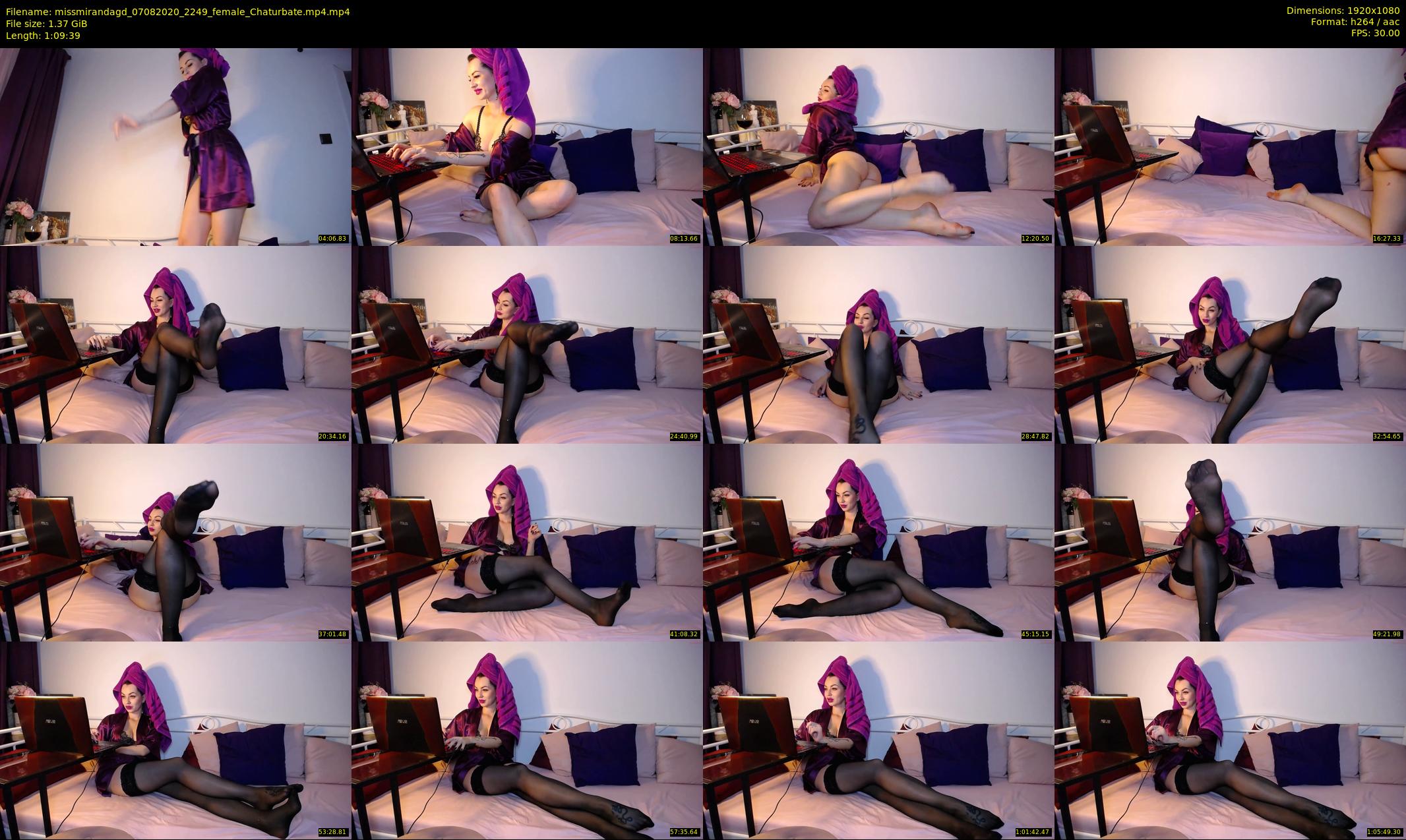 missmirandagd — 70 minute Chaturbate female cam show recording, 1080p, Aug 7, 2020