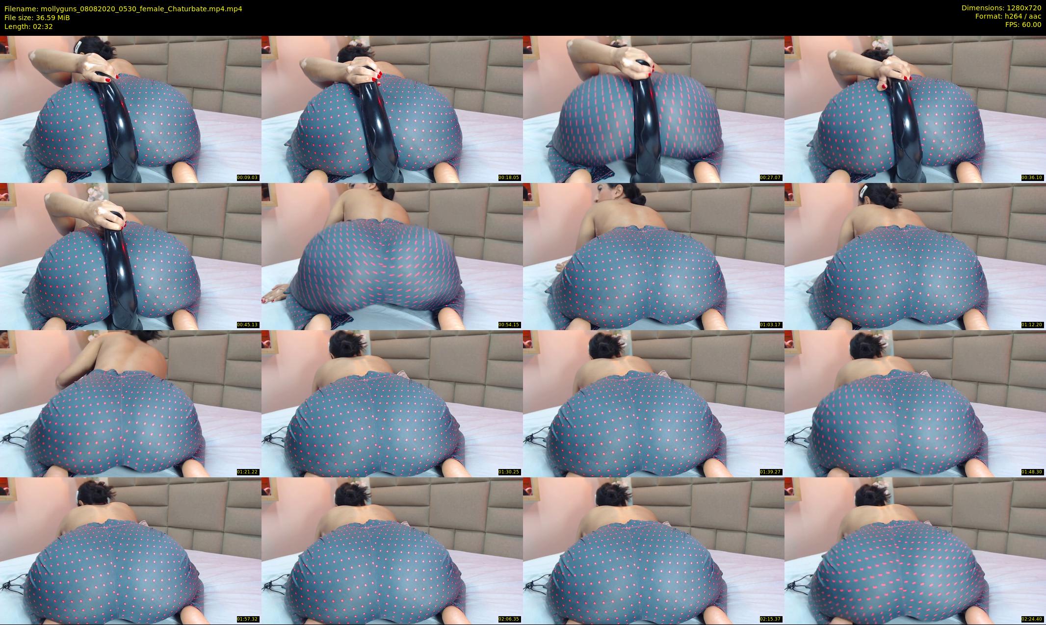 mollyguns — 3 minute Chaturbate female cam show recording, 720p, Aug 8, 2020