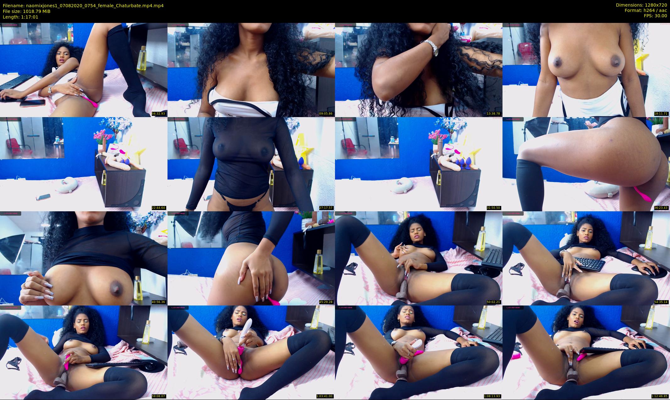 naomixjones1 — 78 minute Chaturbate female cam show recording, 720p, Aug 7, 2020
