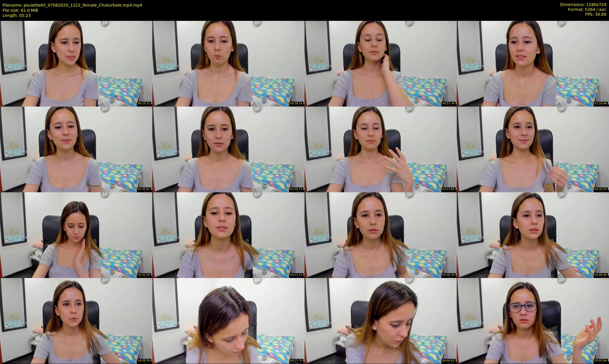 paulette65 — 6 minute Chaturbate female cam show recording, 720p, Aug 7, 2020