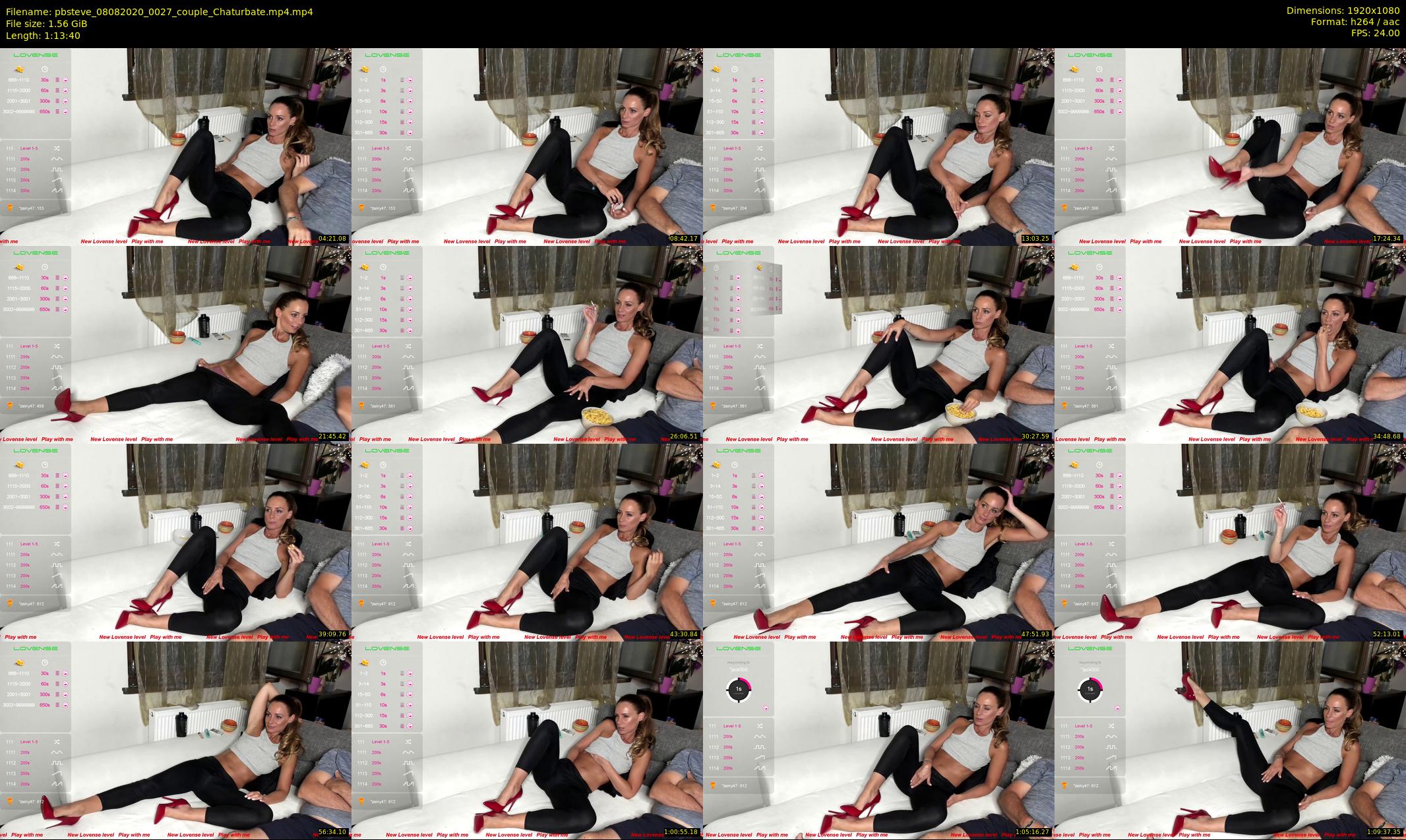 pbsteve — 74 minute Chaturbate couple cam show recording, 1080p, Aug 8, 2020