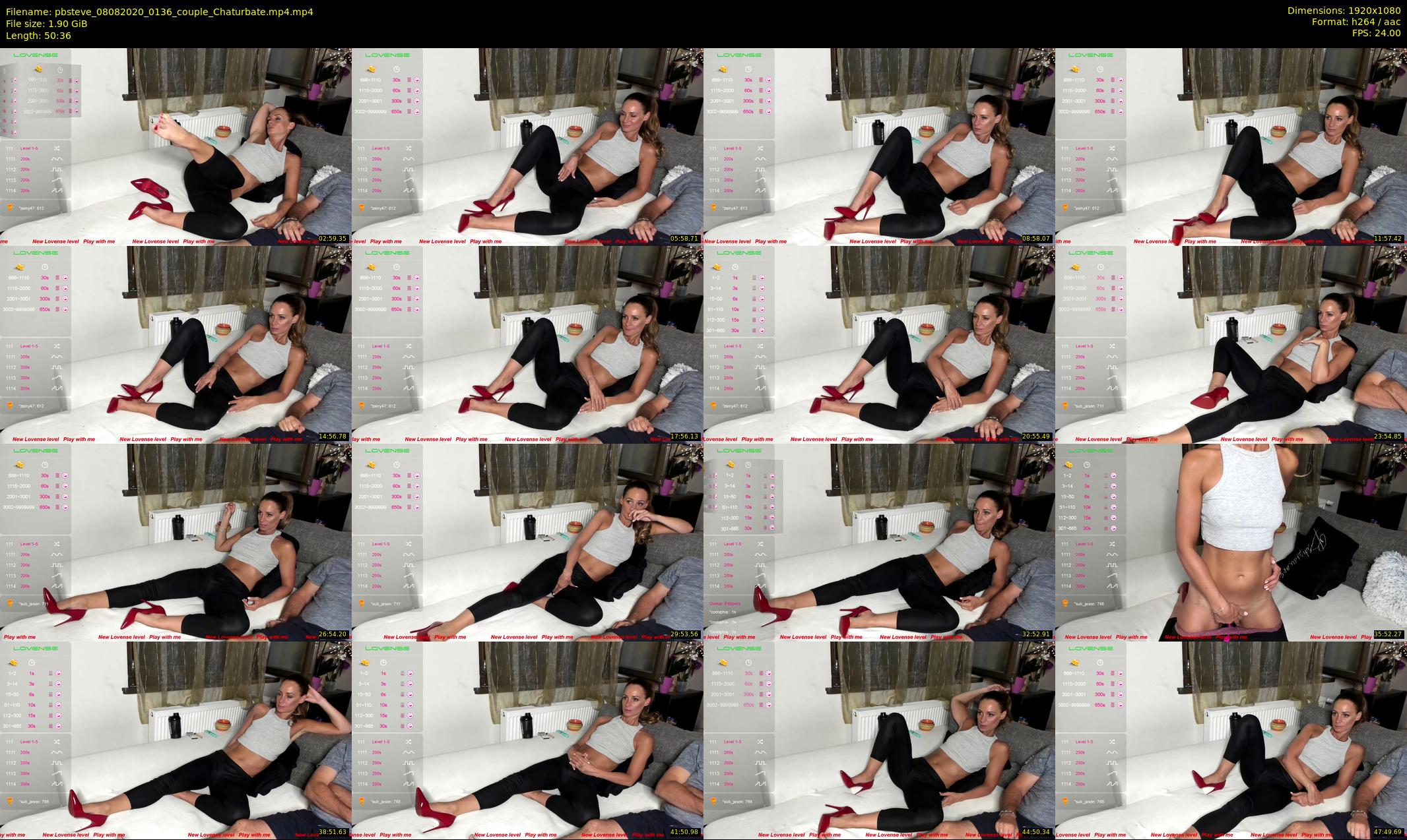 pbsteve — 51 minute Chaturbate couple cam show recording, 1080p, Aug 8, 2020