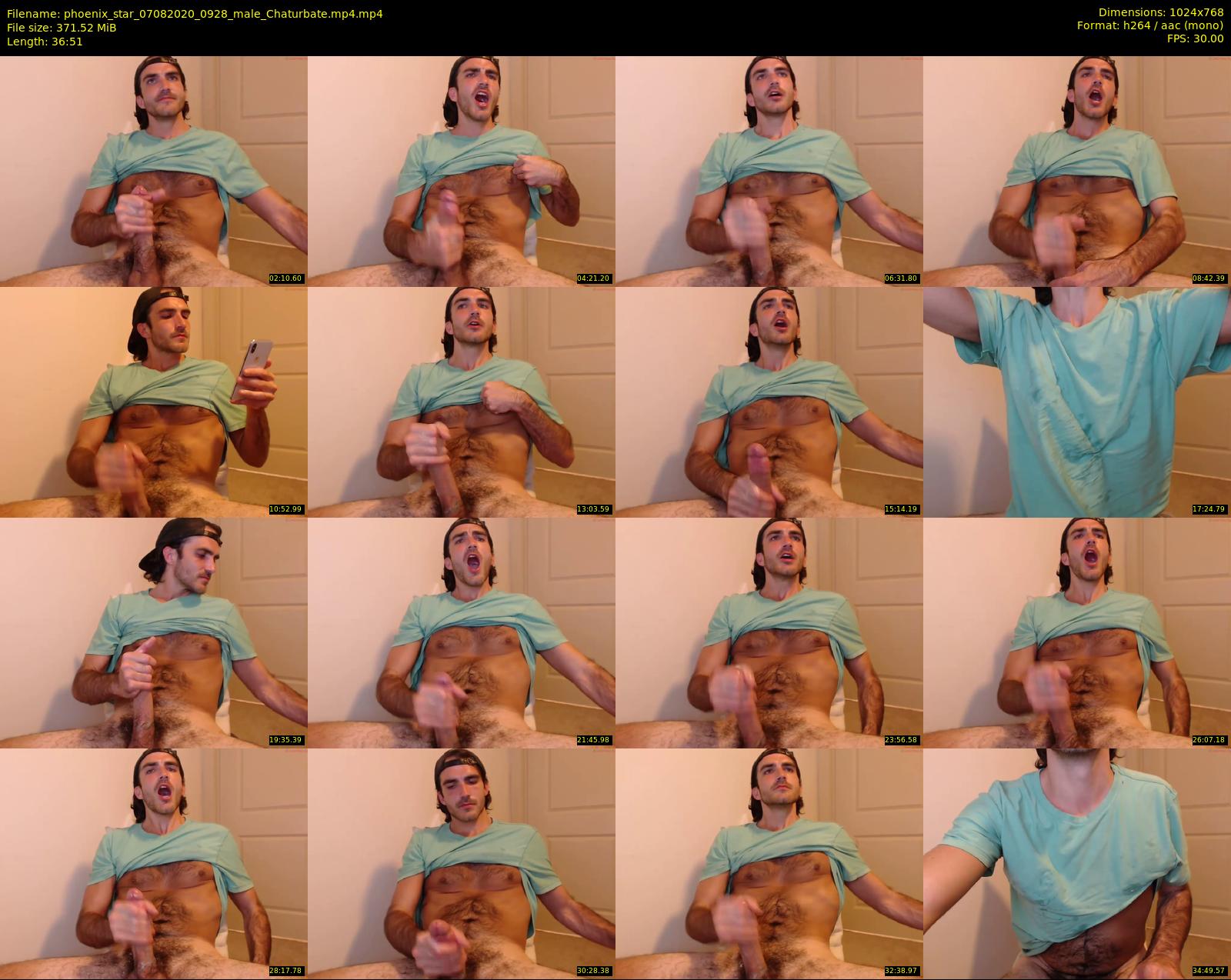 phoenix_star — 37 minute Chaturbate male cam show recording, 720p, Aug 7, 2020