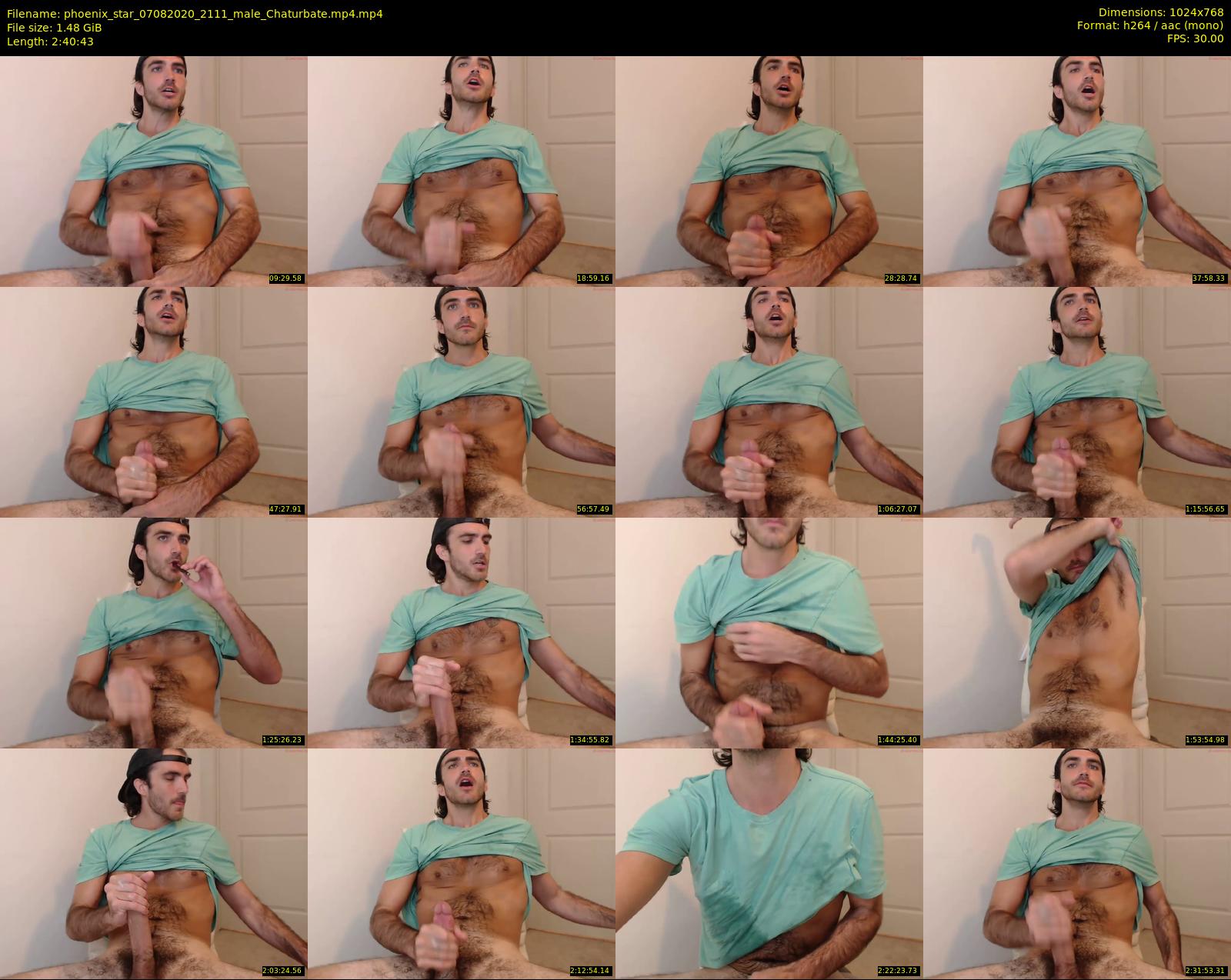 phoenix_star — 161 minute Chaturbate male cam show recording, 720p, Aug 7, 2020