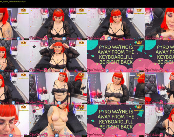 pyrowayne — 54 minute Chaturbate female cam show recording, 720p, Aug 7, 2020
