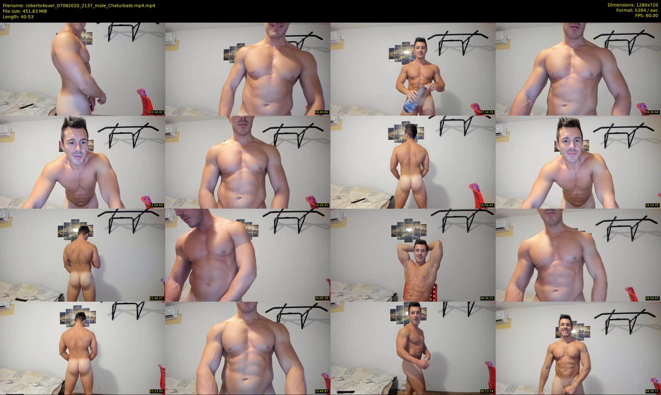 roberto4ever — 41 minute Chaturbate male cam show recording, 720p, Aug 7, 2020