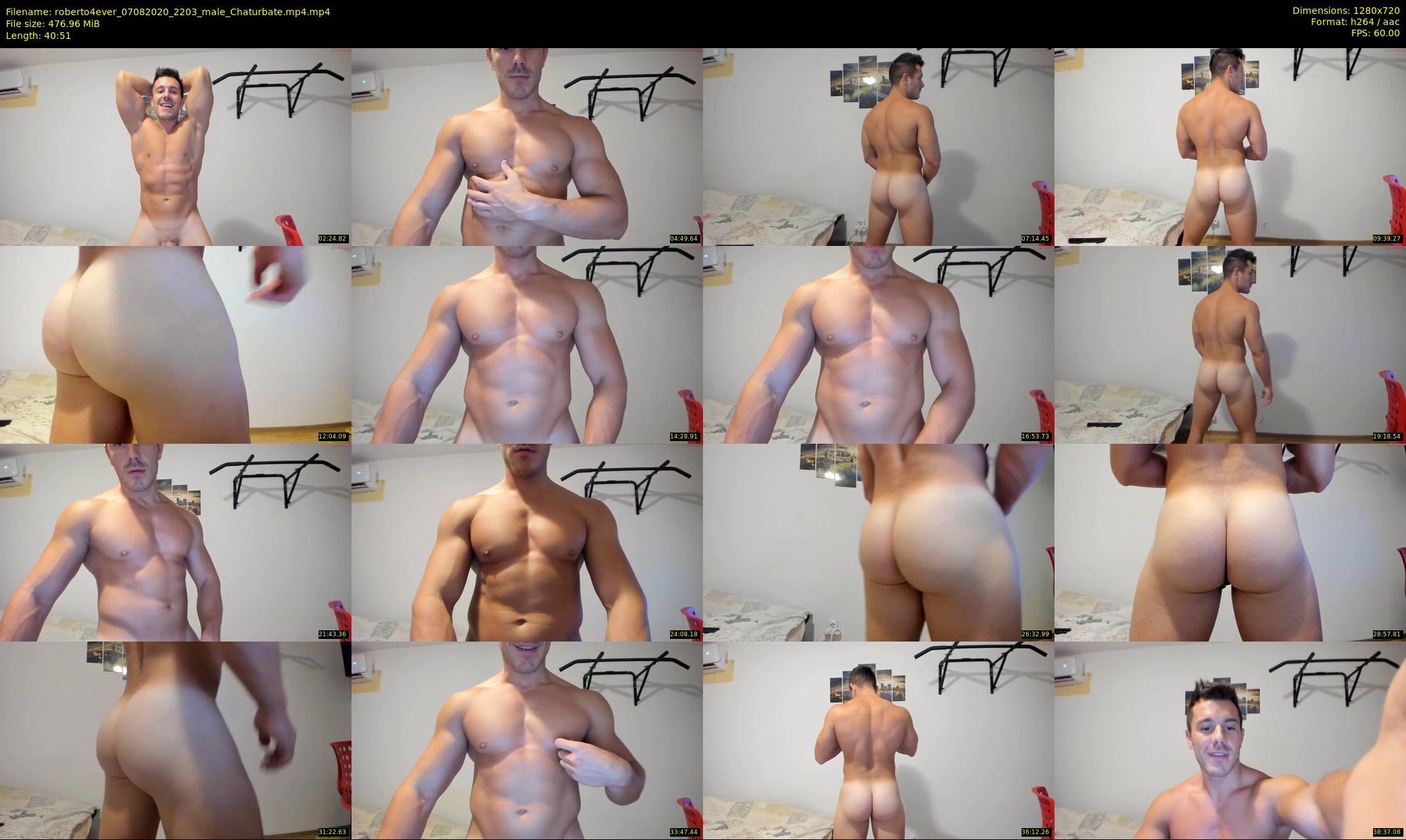 roberto4ever — 41 minute Chaturbate male cam show recording, 720p, Aug 7, 2020