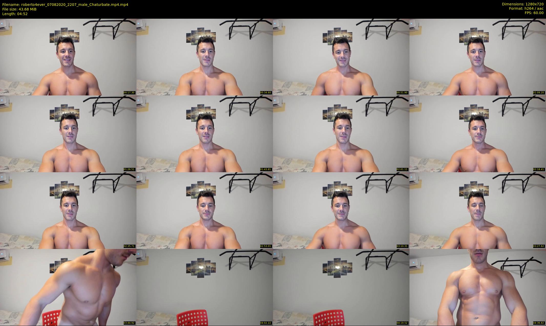 roberto4ever — 5 minute Chaturbate male cam show recording, 720p, Aug 7, 2020