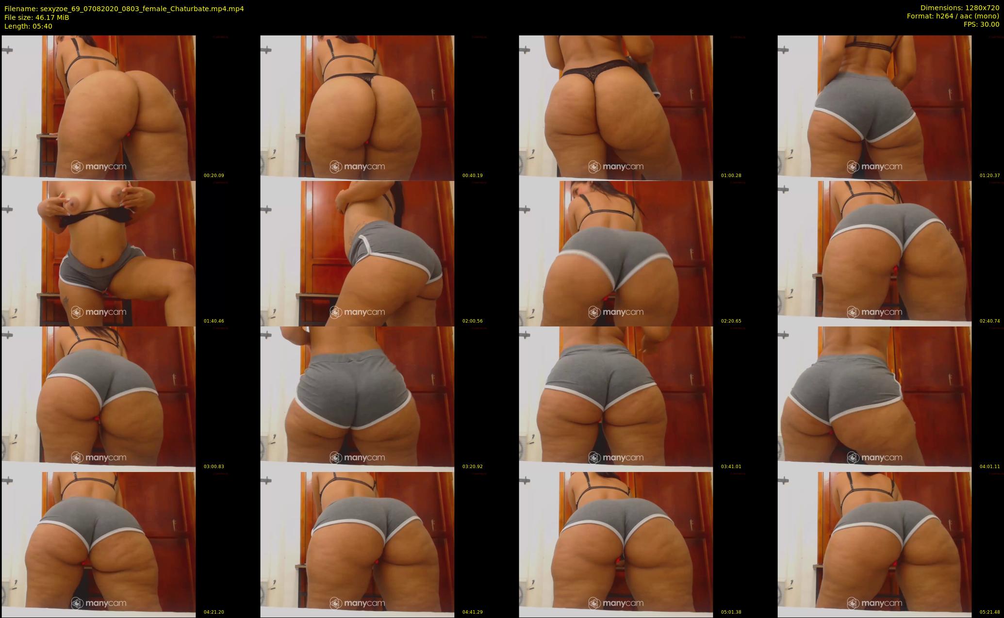 sexyzoe_69 — 6 minute Chaturbate female cam show recording, 720p, Aug 7, 2020