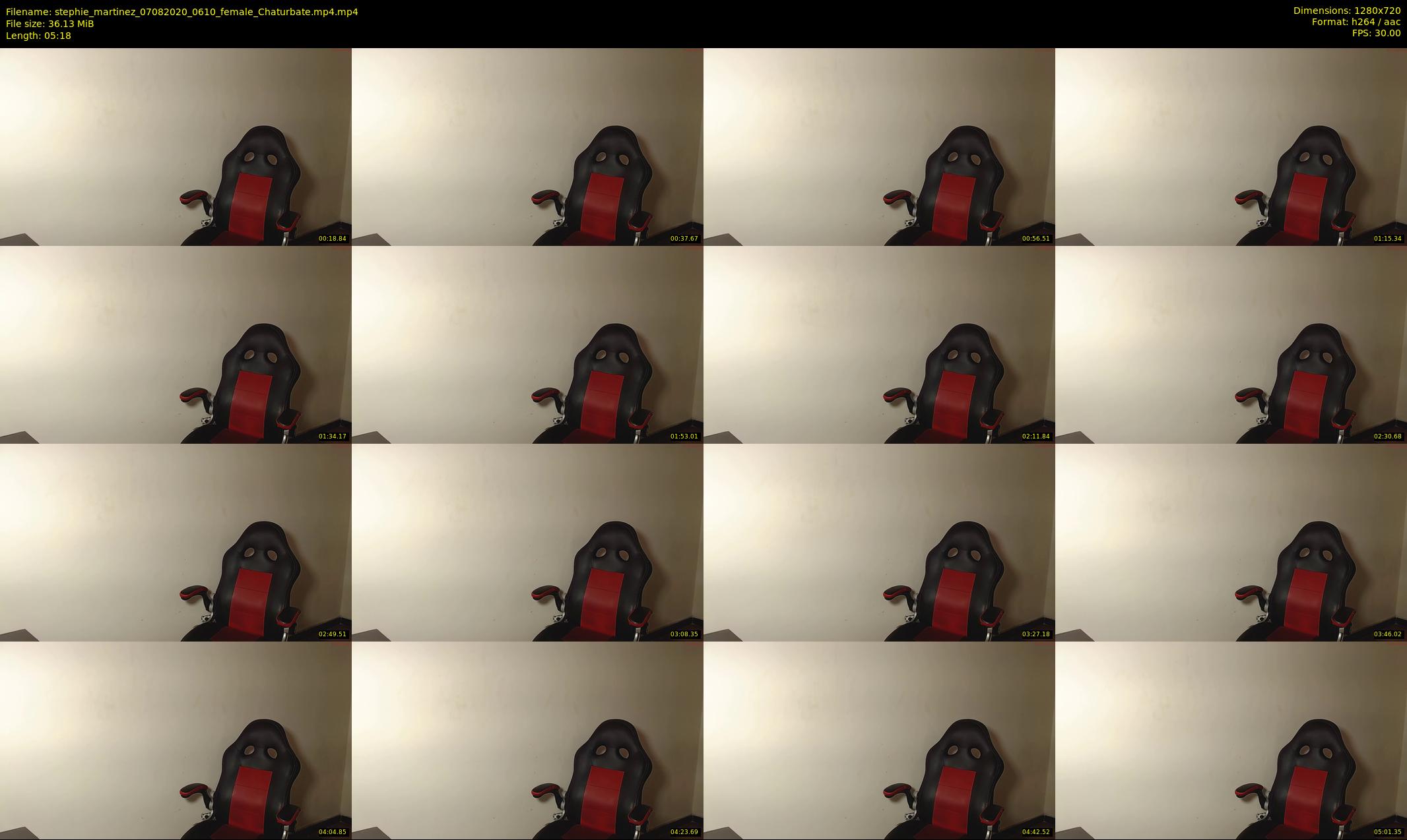 stephie_martinez — 6 minute Chaturbate female cam show recording, 720p, Aug 7, 2020