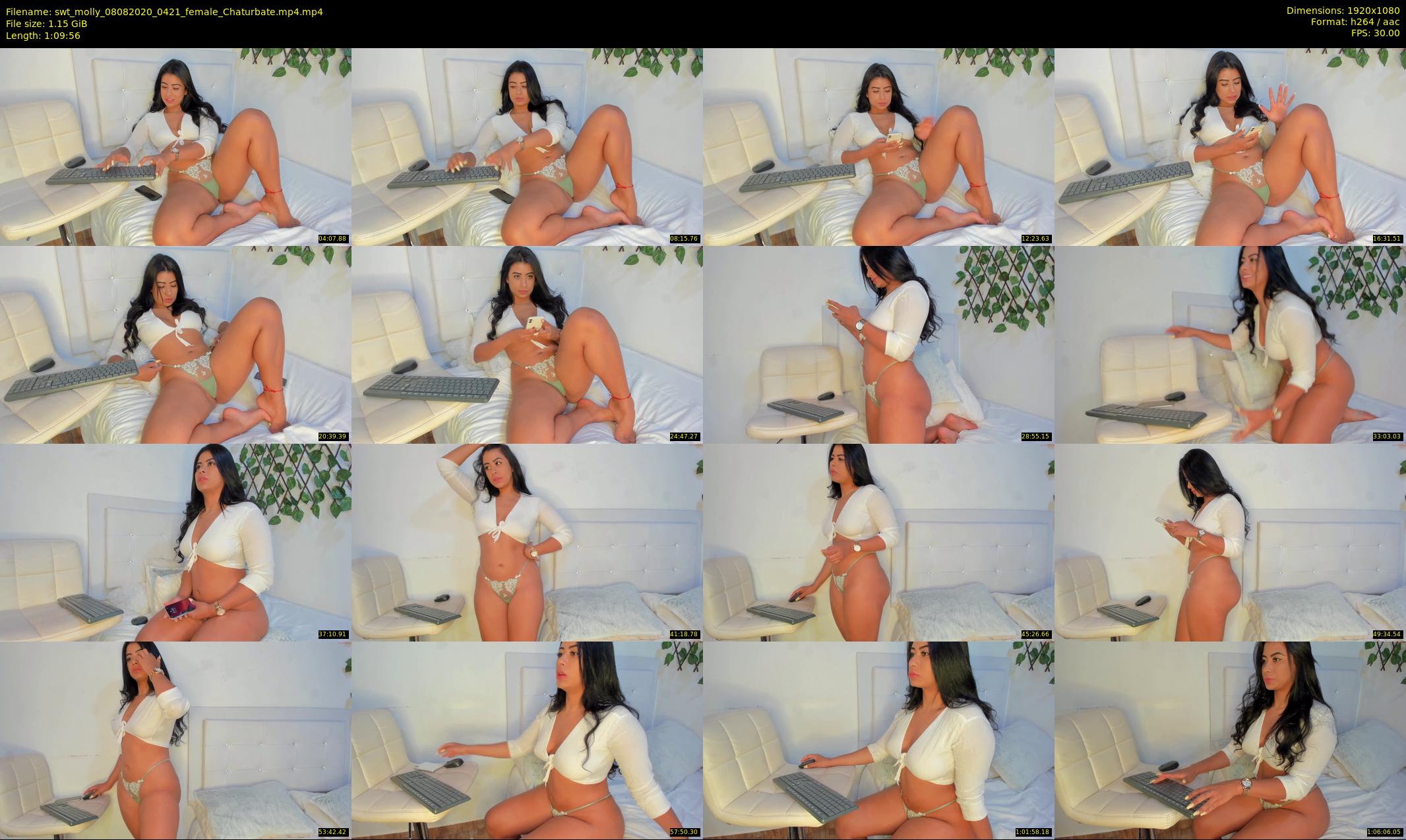 swt_molly — 70 minute Chaturbate female cam show recording, 1080p, Aug 8, 2020
