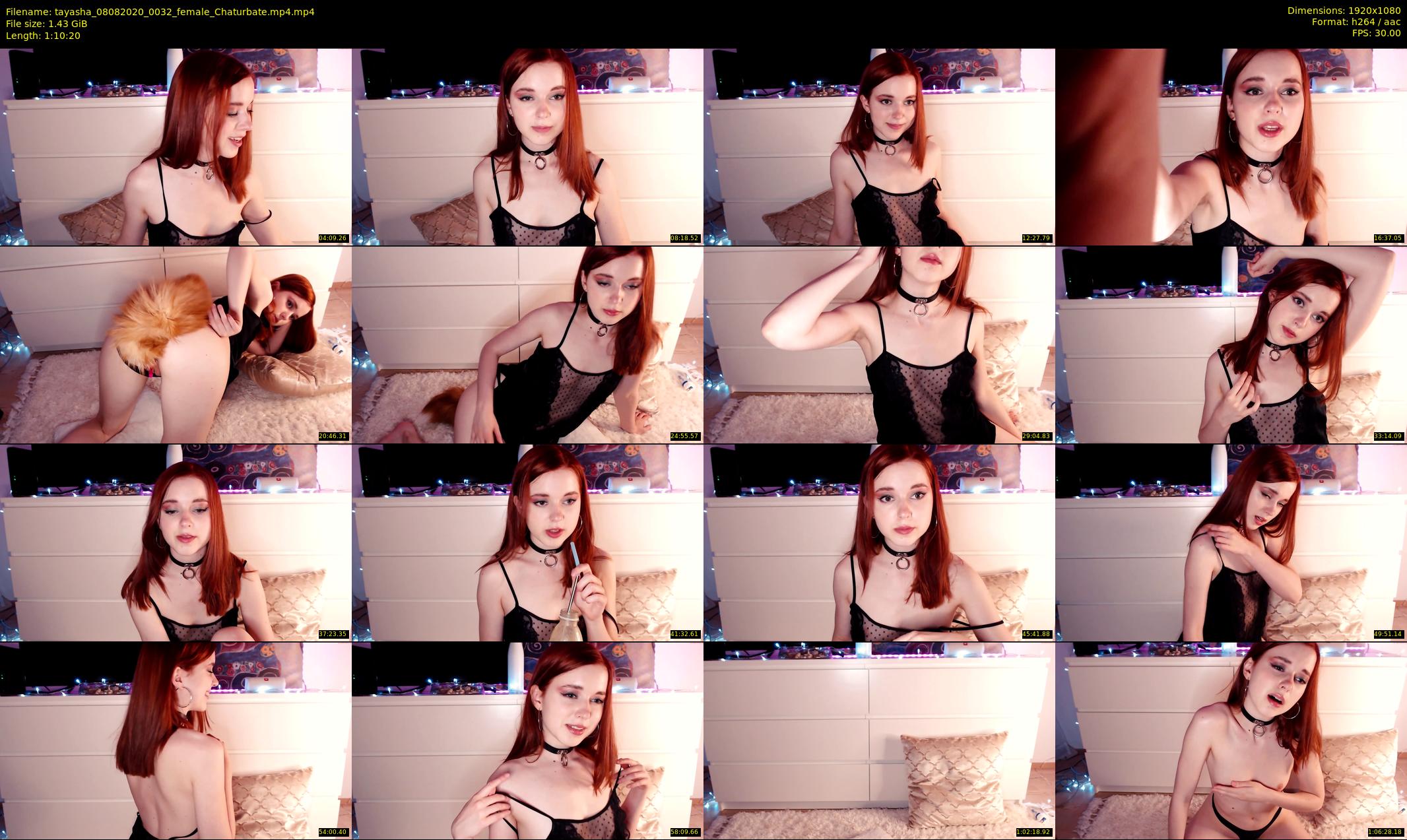 tayasha — 71 minute Chaturbate female cam show recording, 1080p, Aug 8, 2020