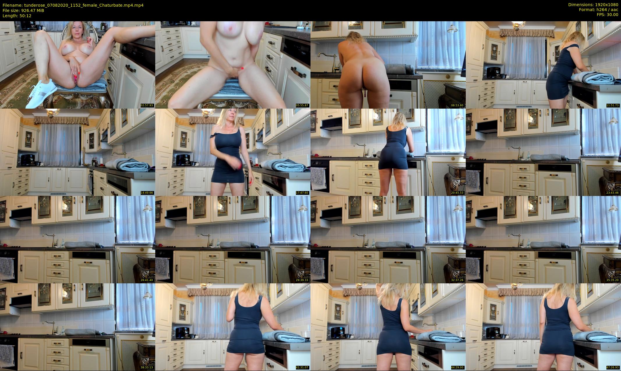 tunderose — 51 minute Chaturbate female cam show recording, 1080p, Aug 7, 2020
