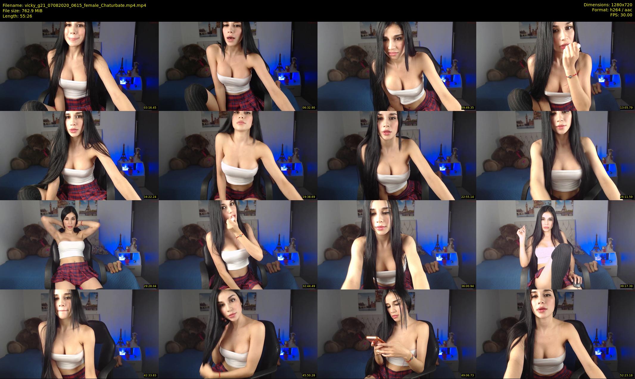 vicky_g21 — 56 minute Chaturbate female cam show recording, 720p, Aug 7, 2020
