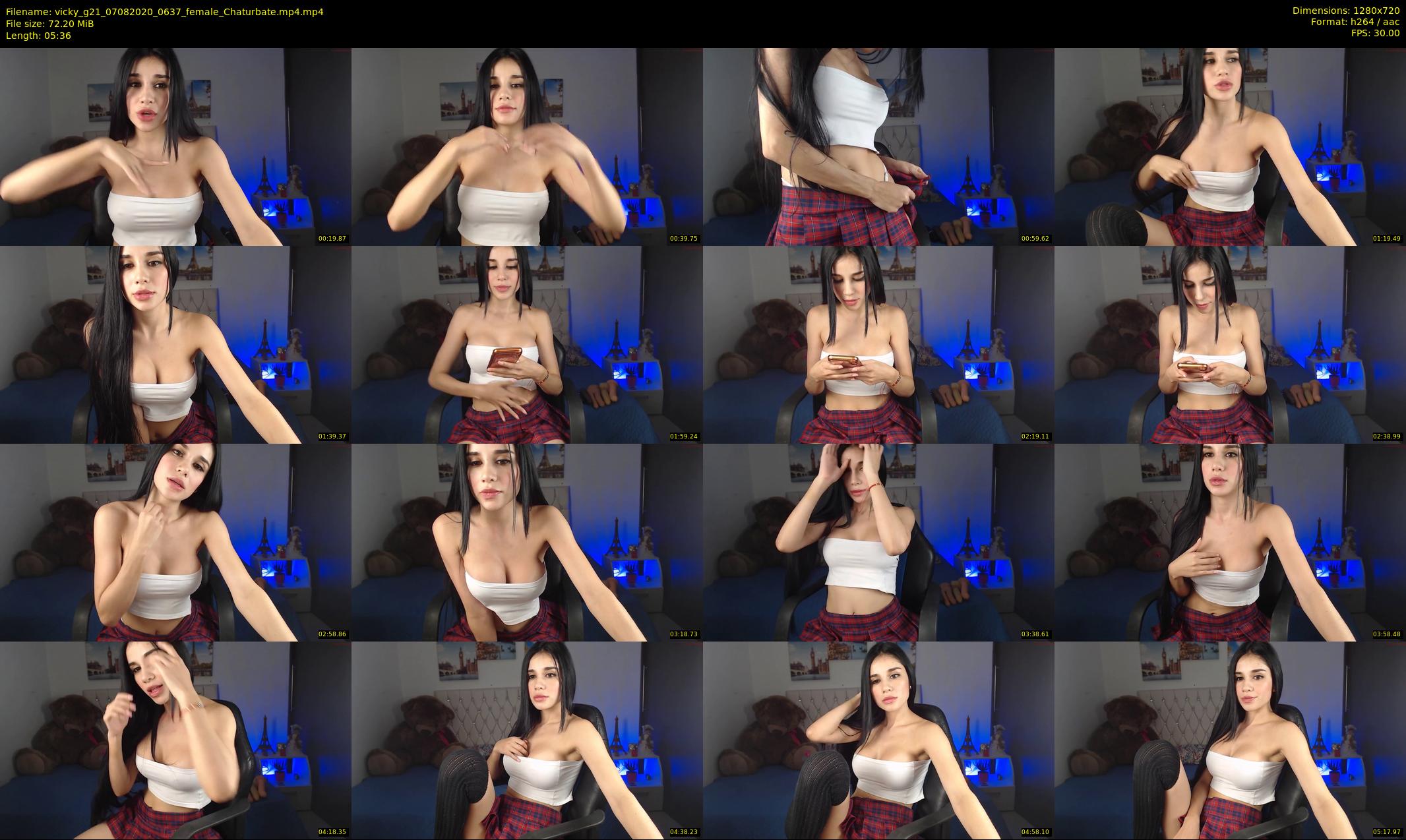 vicky_g21 — 6 minute Chaturbate female cam show recording, 720p, Aug 7, 2020